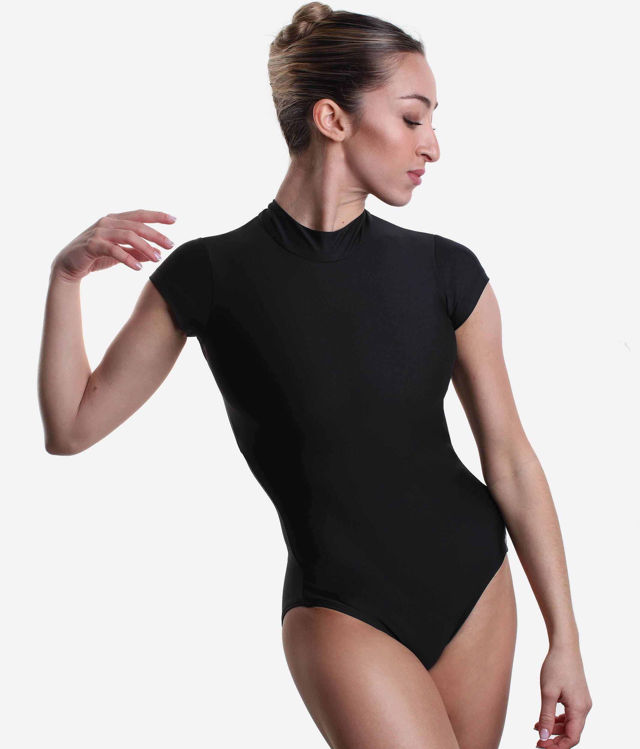 Black high neck leotard online