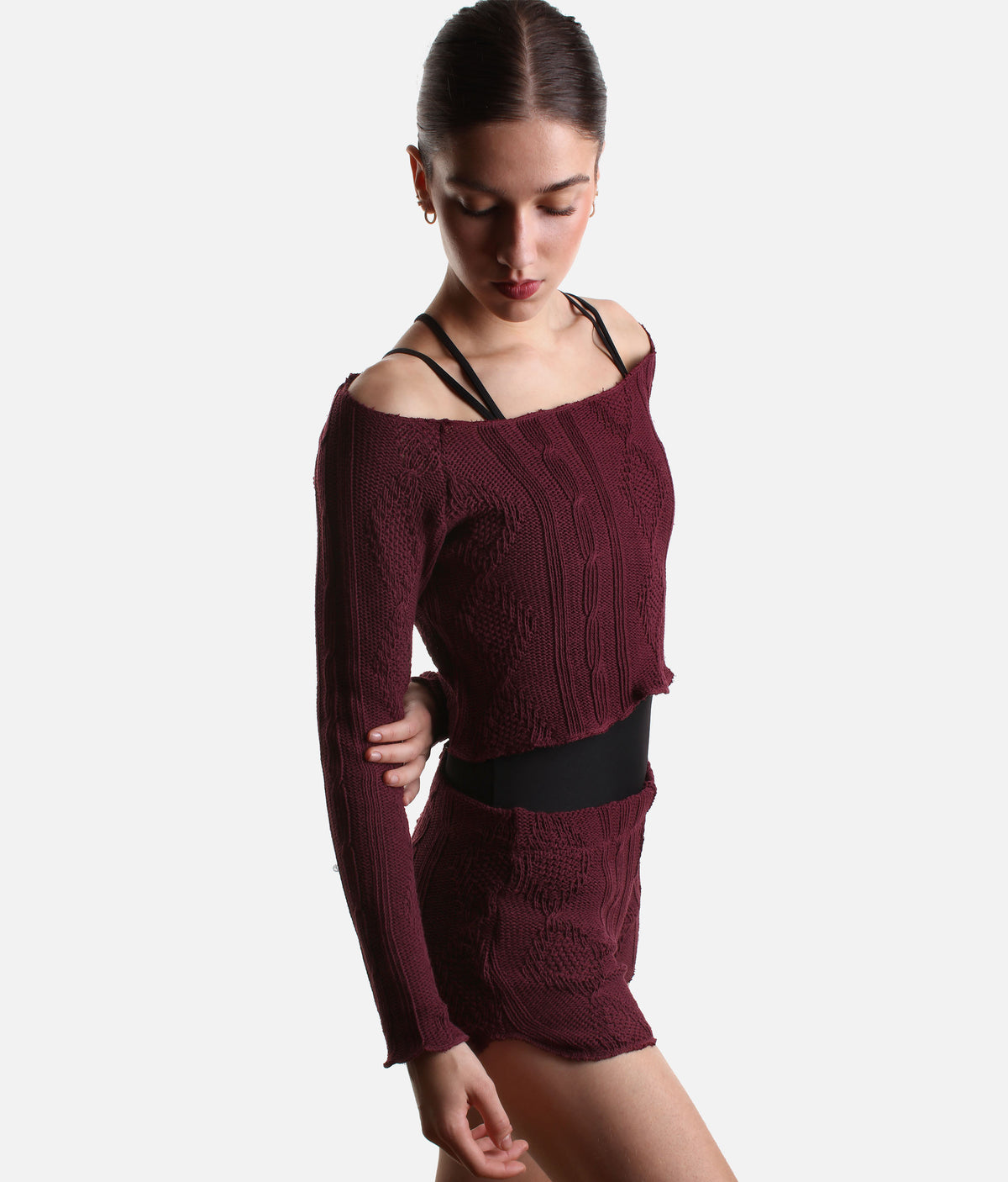 Intermezzo Ismene 6677 Cropped Ballet Warm-Up Sweater