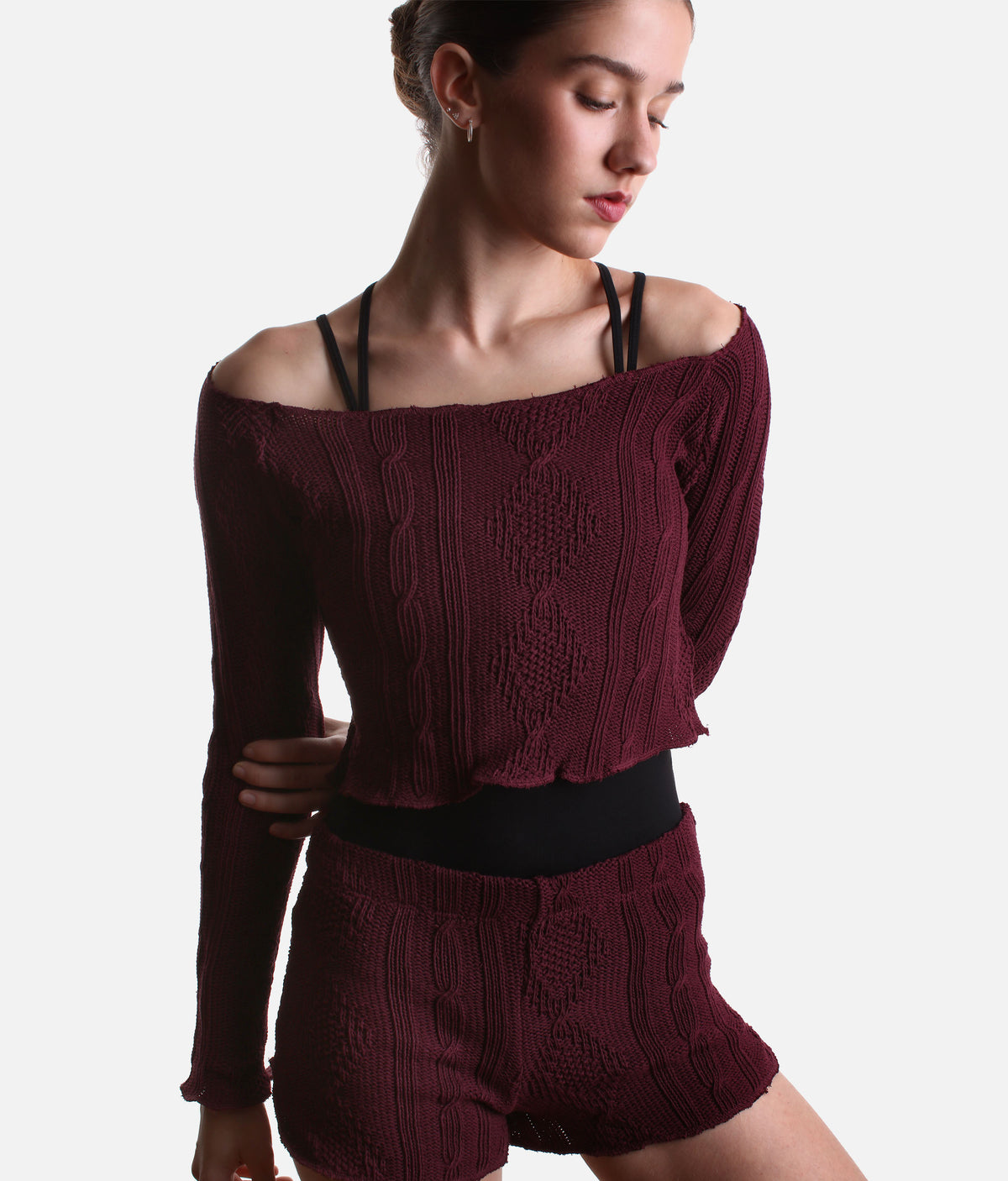 Intermezzo Ismene 6677 Cropped Ballet Warm-Up Sweater