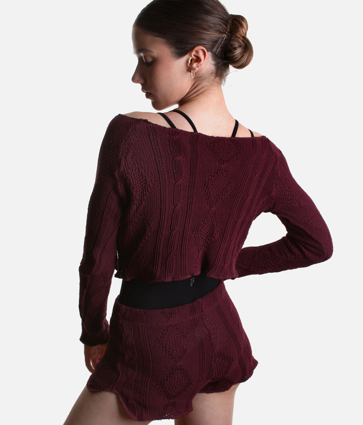 Intermezzo Ismene 6677 Cropped Ballet Warm-Up Sweater