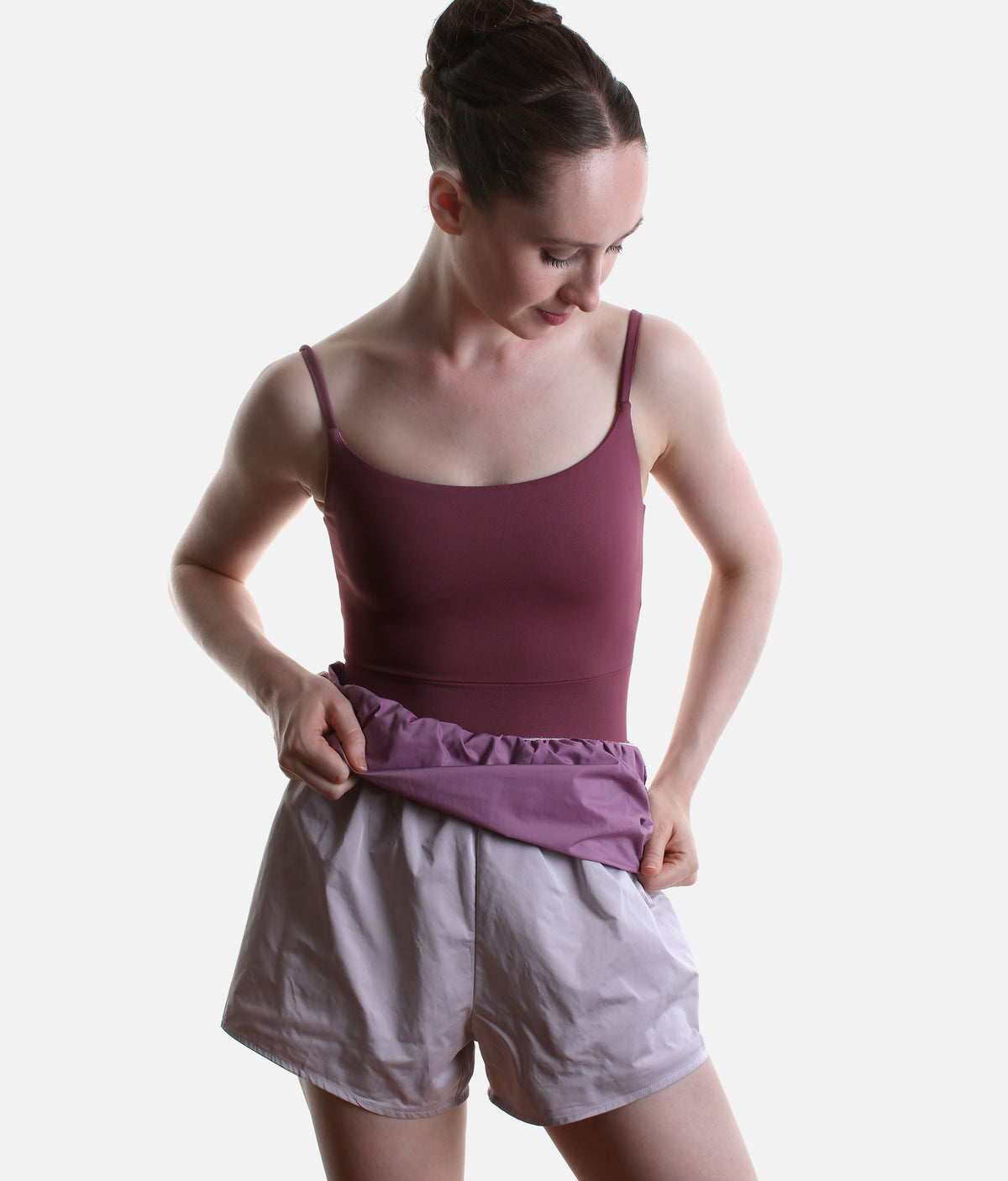 Pull-On Micro Romper for Ballet Warm-Ups