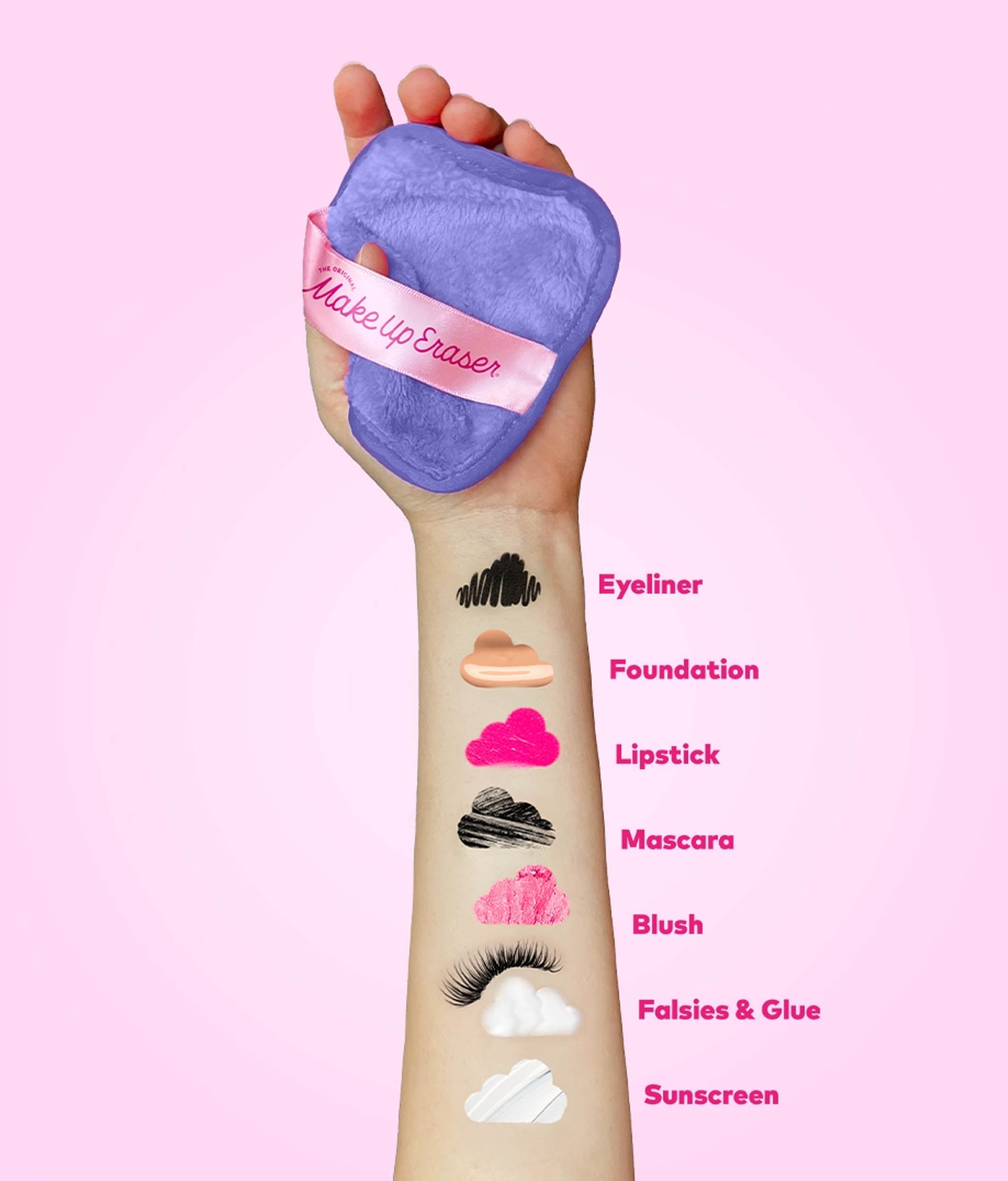 Dewy Glow 7-Day MakeUp Eraser Set, Gentle for Sensitive Skin