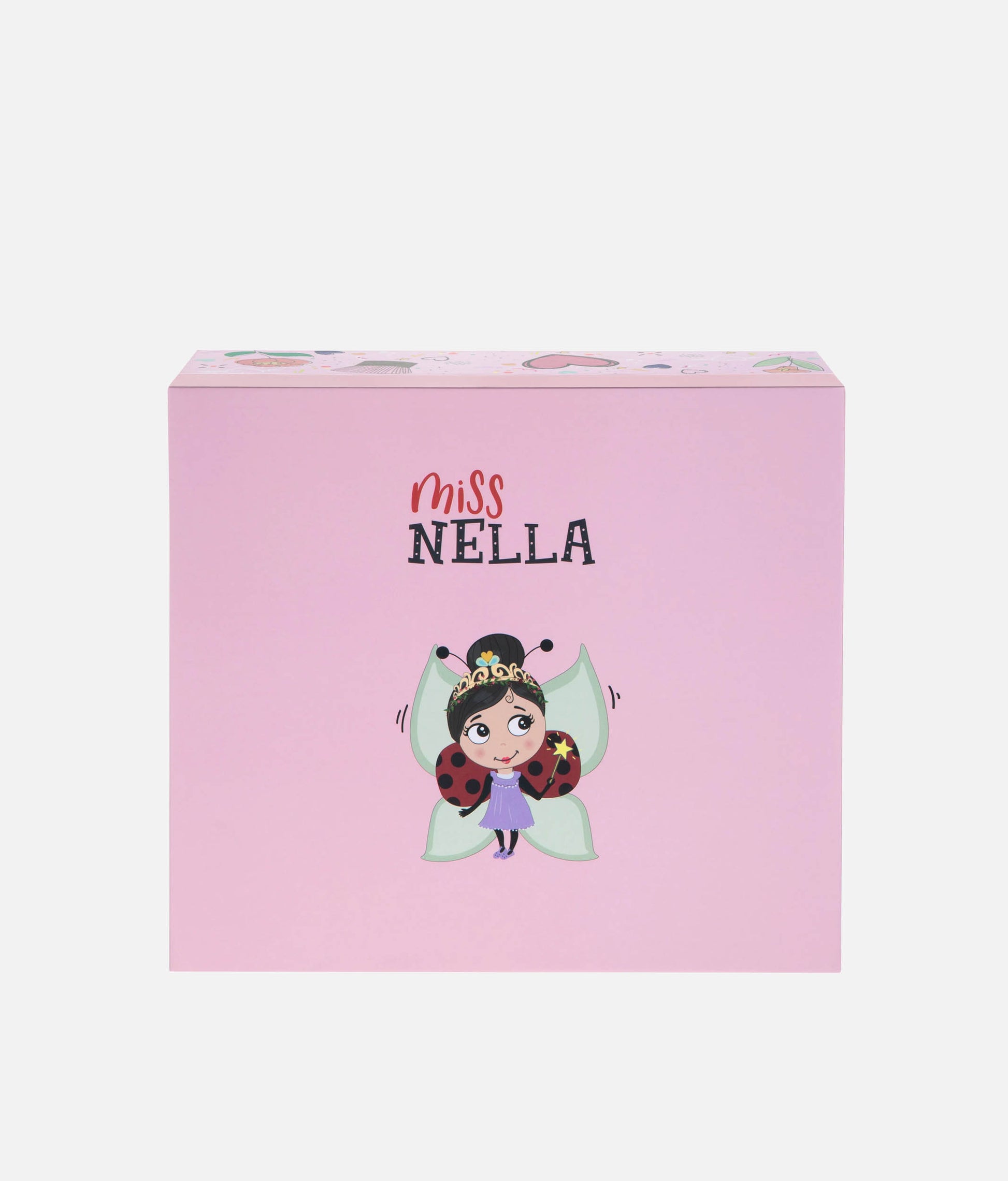 Pink Fairy Case, Girls Non-Toxic Makeup & Nail Polish Gift Set 