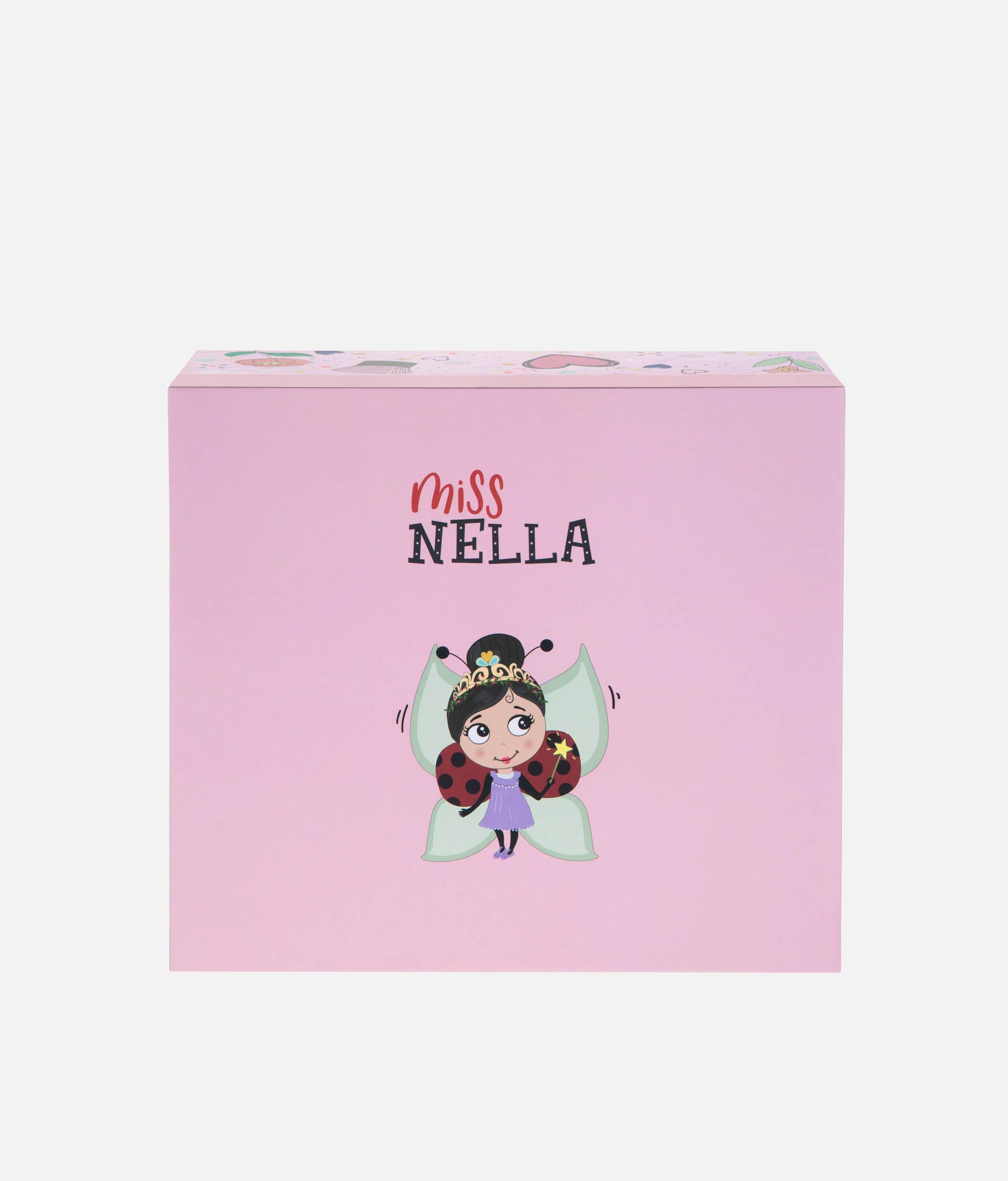 Pink Fairy Case, Girls Non-Toxic Makeup & Nail Polish Gift Set 