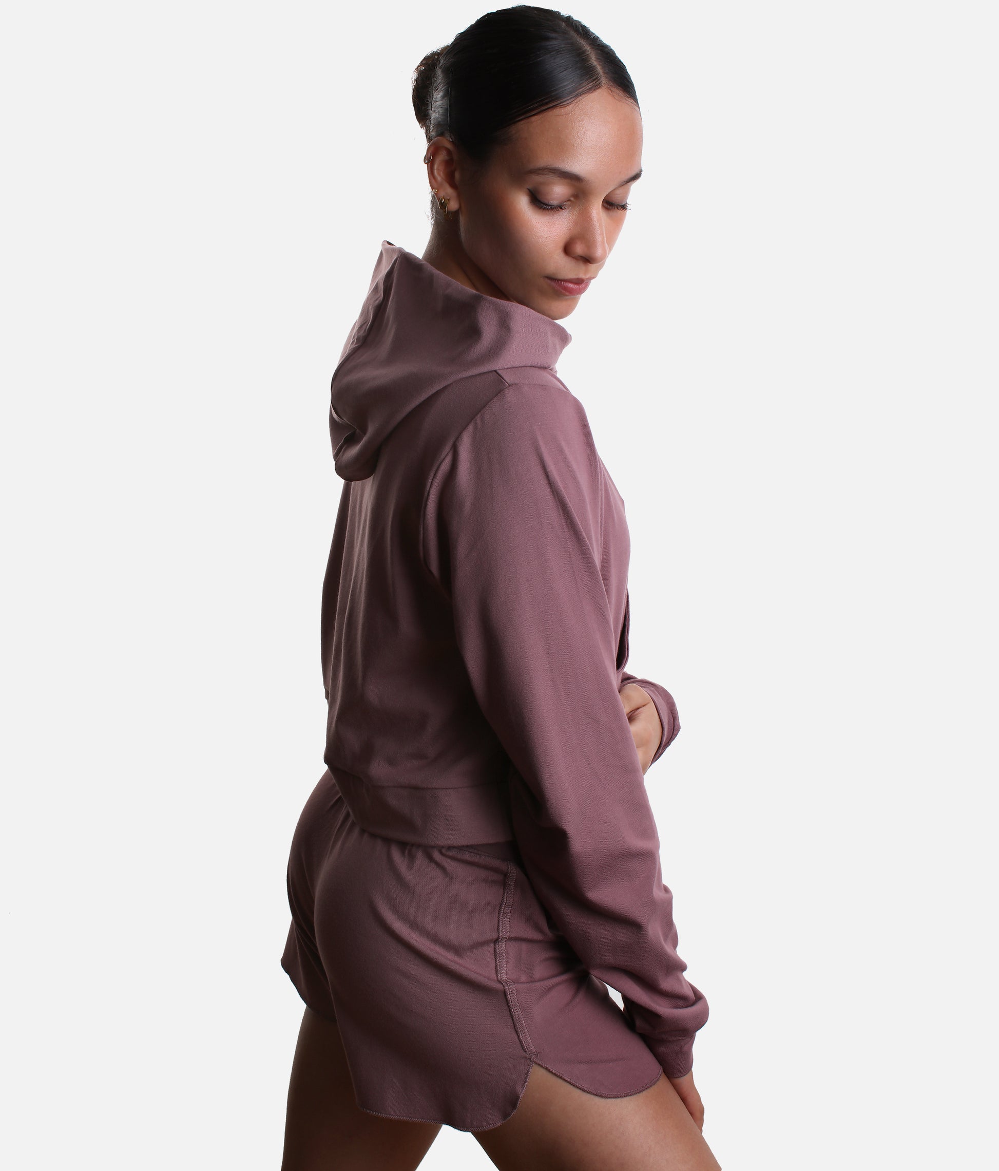 Cropped Hoodie, Soft Bamboo Dance Warm-Up Essential - REN