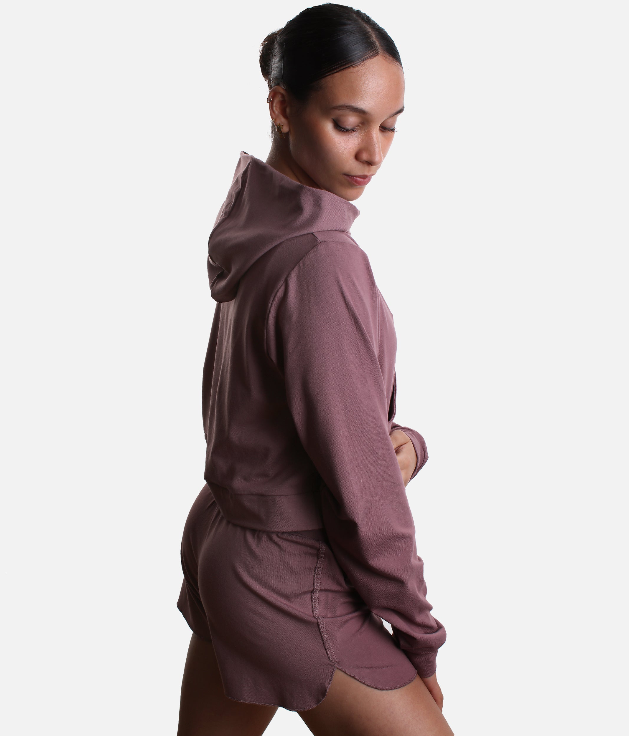 Cropped Hoodie, Soft Bamboo Dance Warm-Up Essential - REN