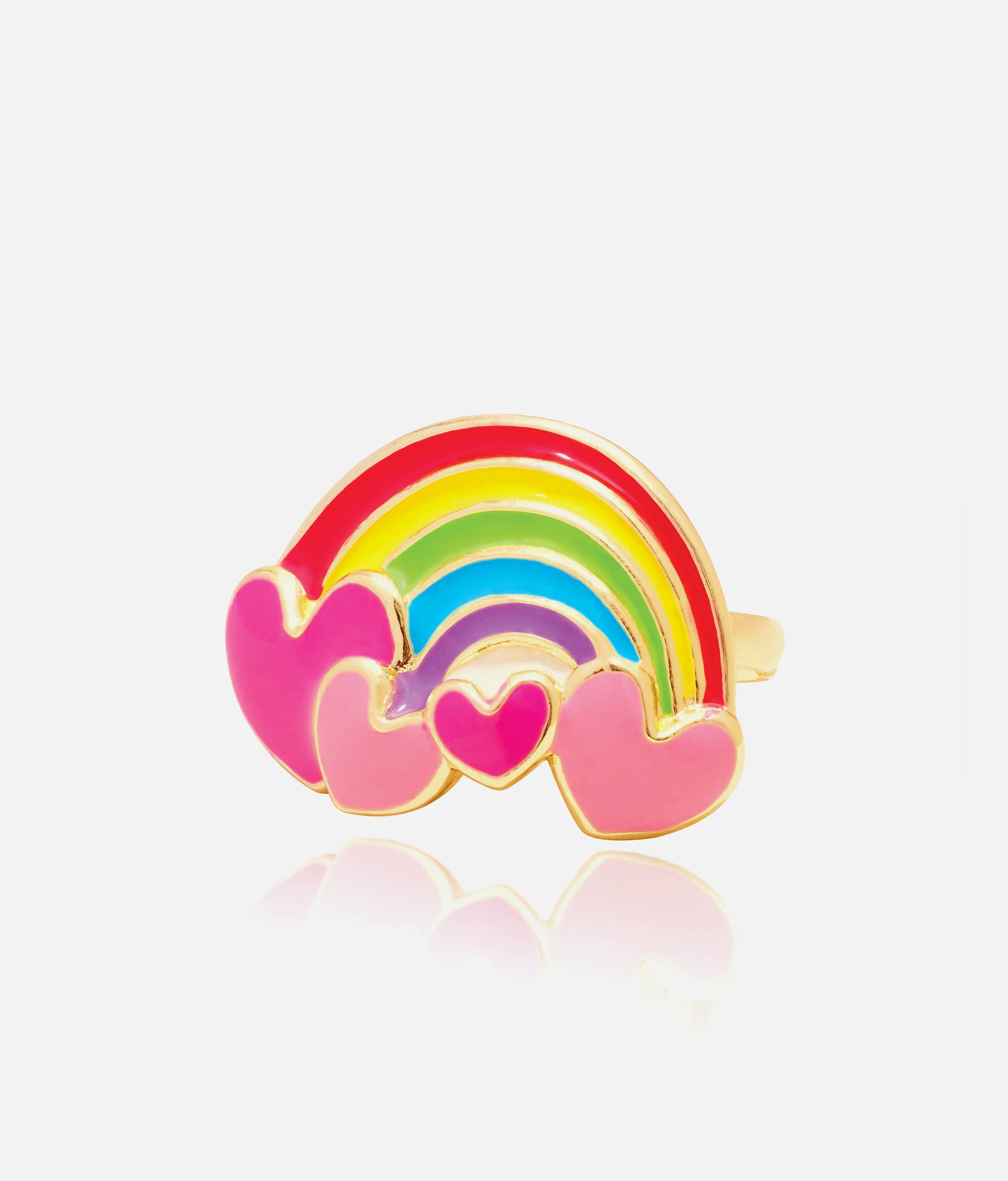 Rainbow Love Ring - J231R