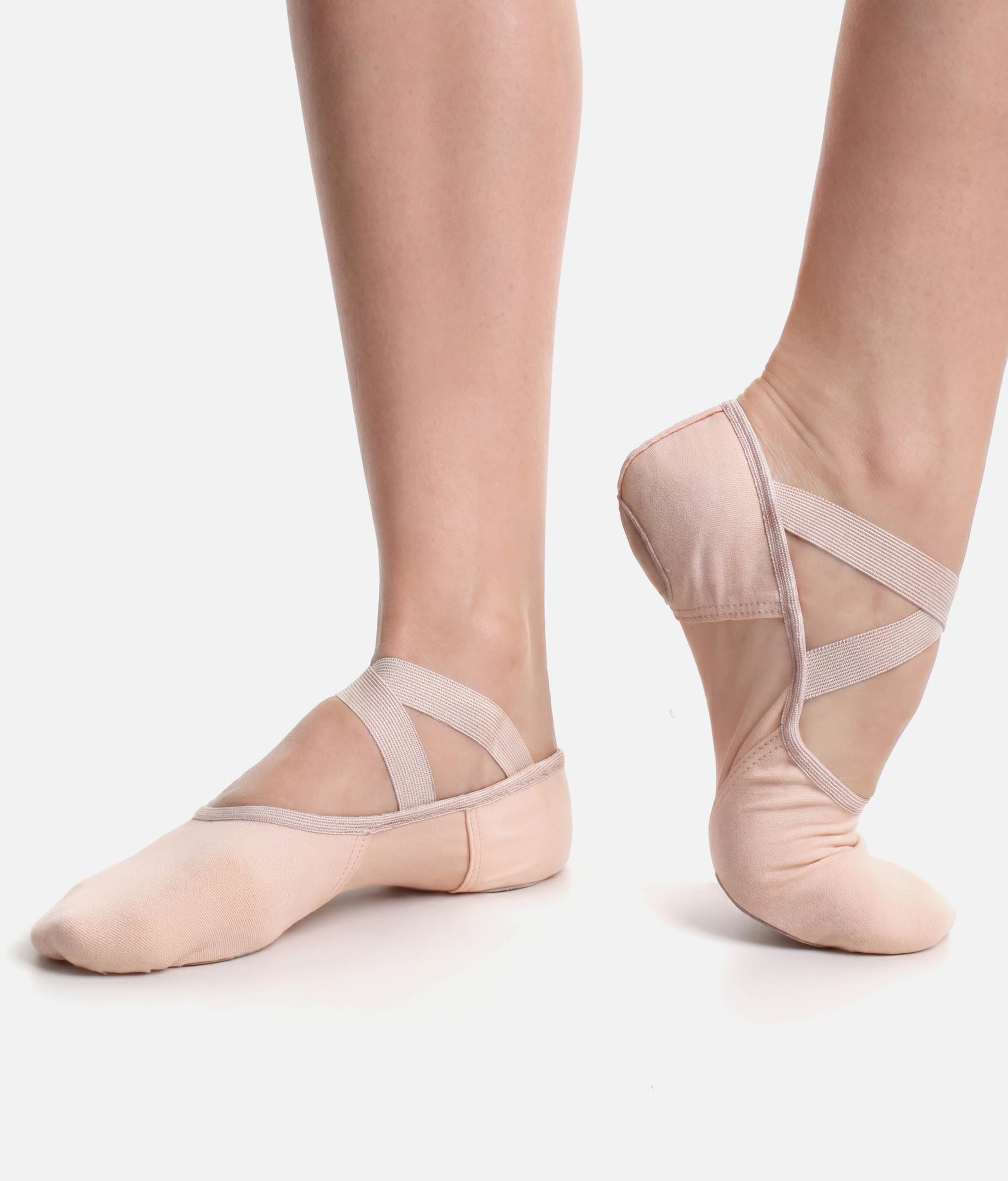 Vegan Stretch Canvas Ballet Shoes, SUPER-PRO Split Sole - SD122VG