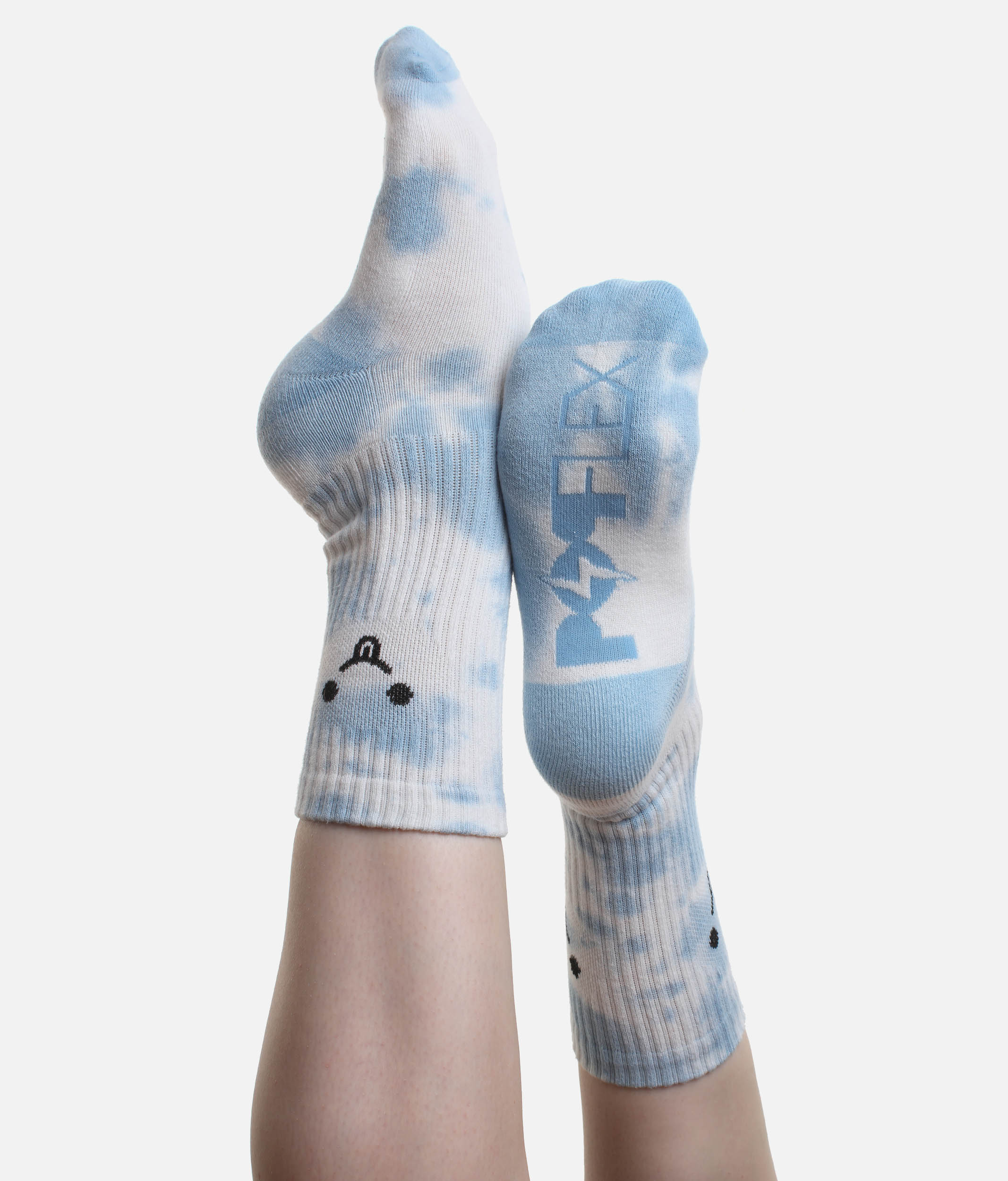 Silly Face Mid-Calf Socks – Soft, Cushioned Comfort with a Cheeky Twist