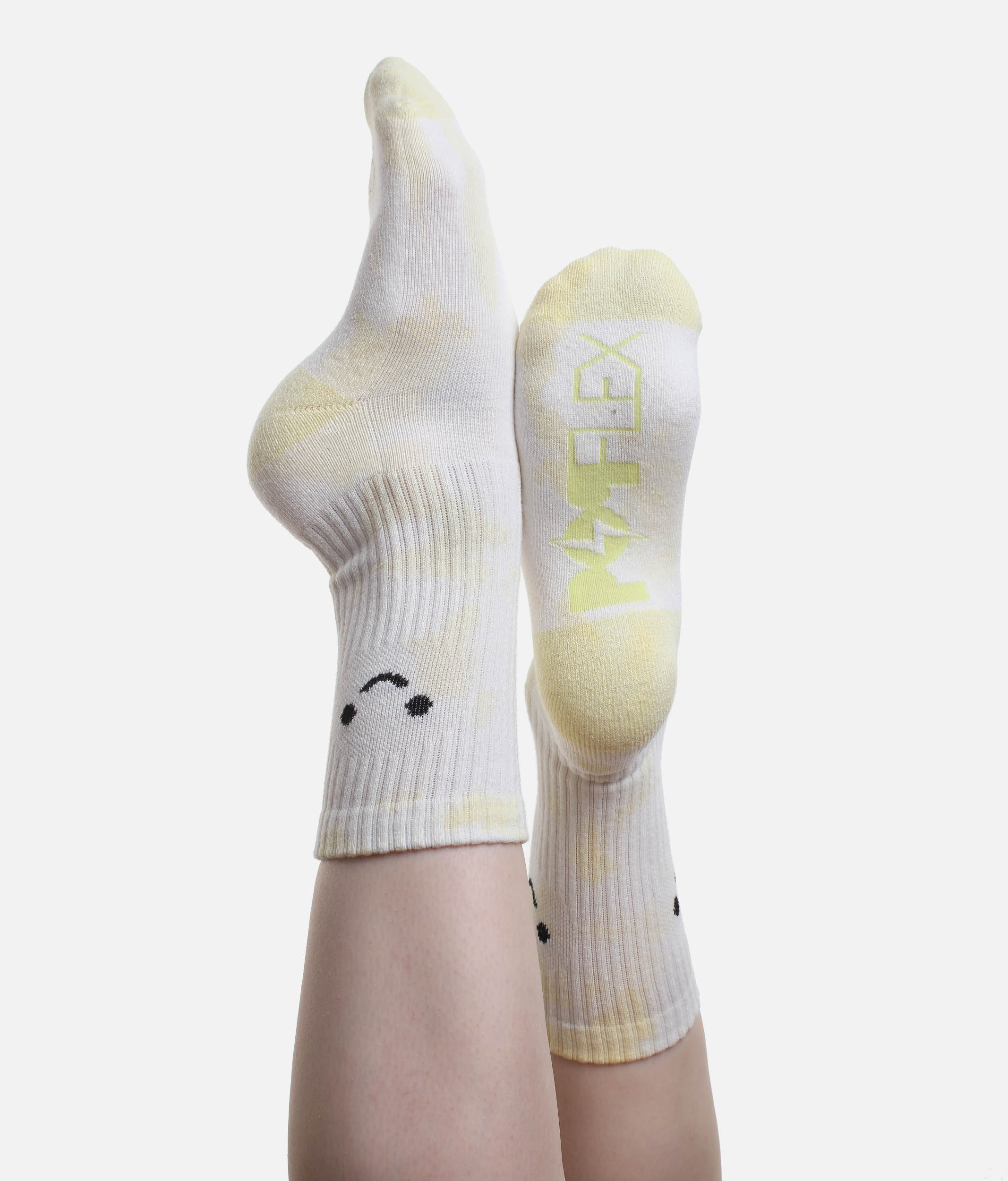 Happy Face Mid-Calf Socks – Perfect for Gym and Everyday Fun