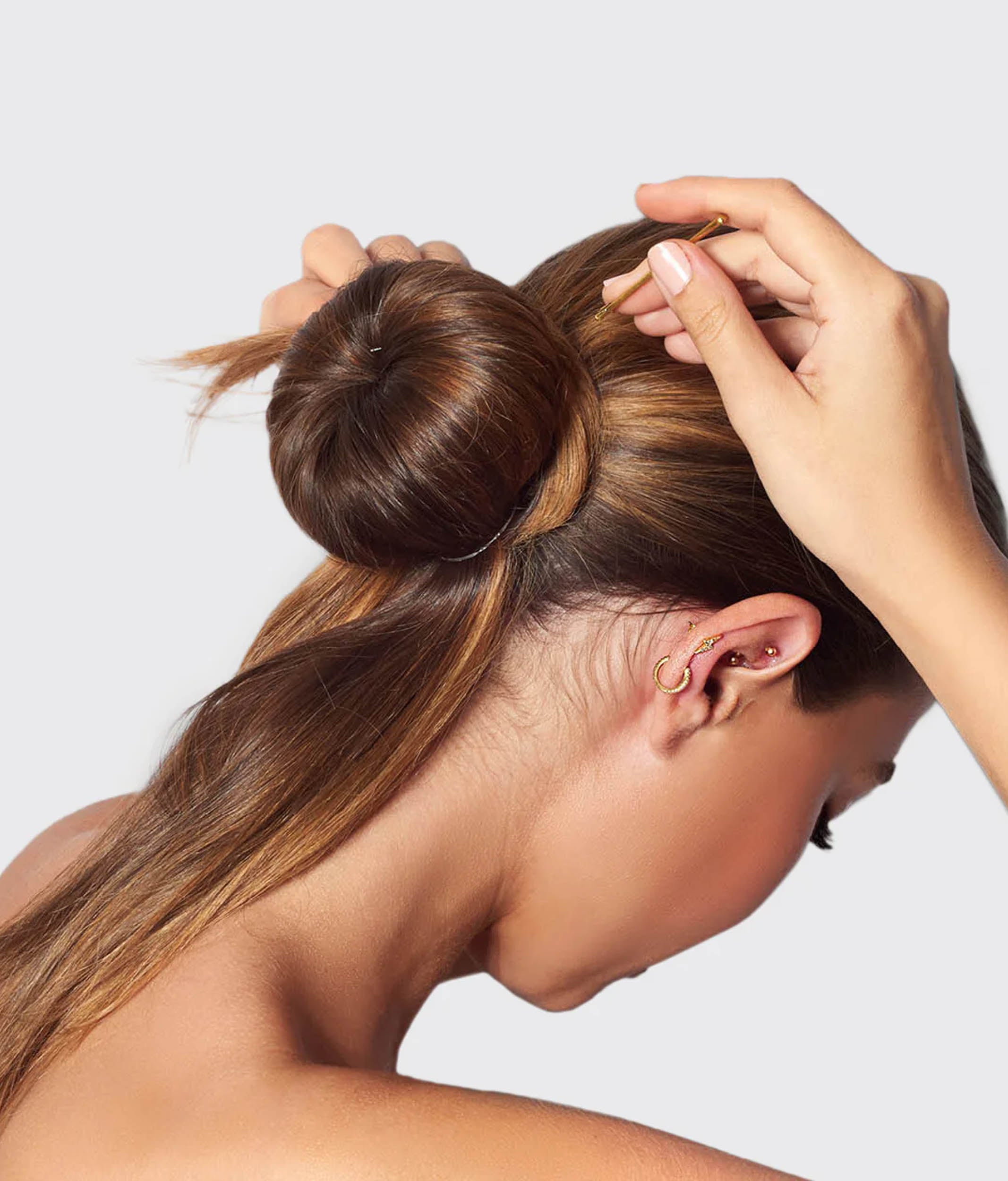 Pro Brown U-Pins – Hair Pins for Buns, Twists and Chignons