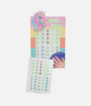 Ylvi Glow In The Dark Nail Stickers, 100 Kids Nail Stickers - 0013072