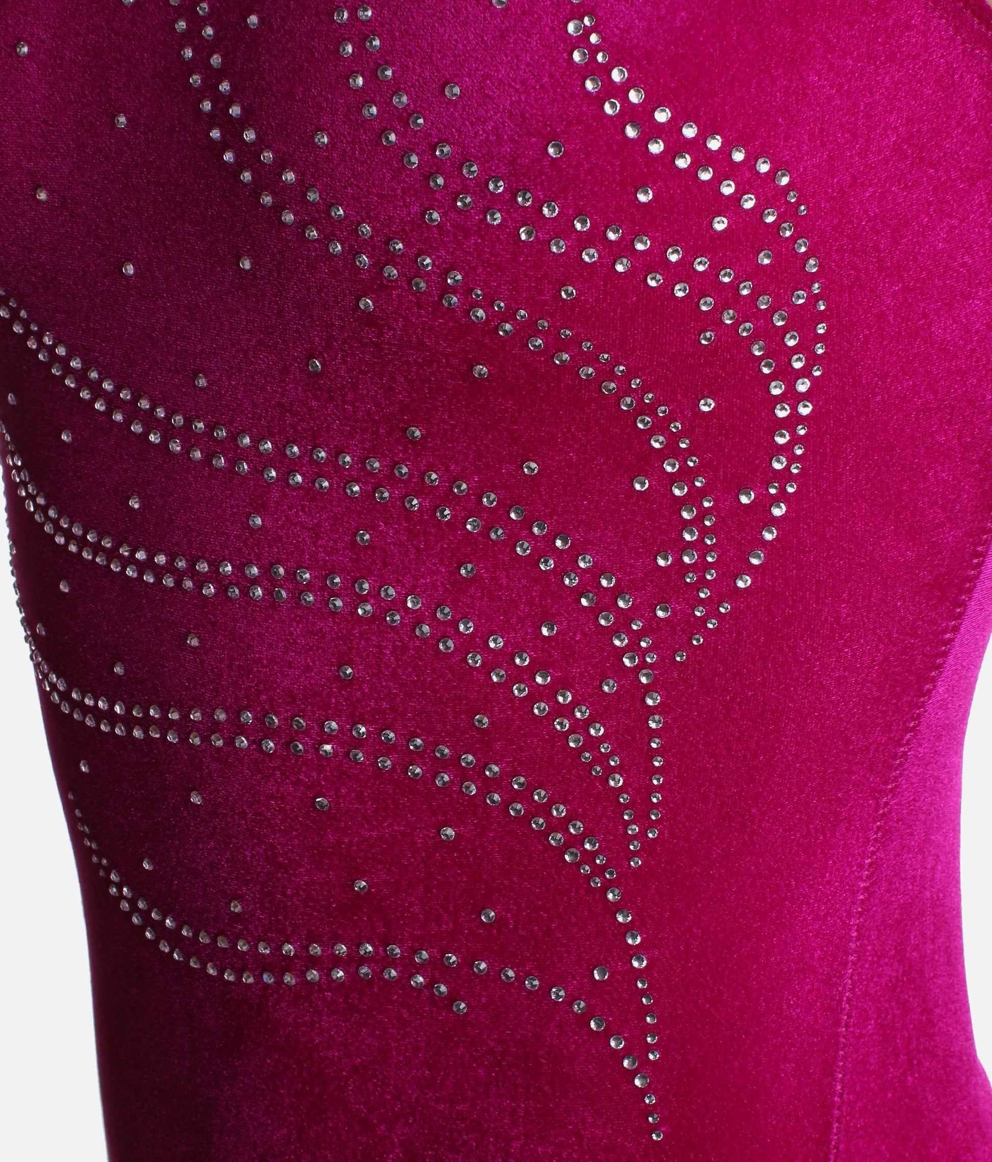 Girls Smooth Velour Gymnastics Leotard with Sleeveless Design - Z103