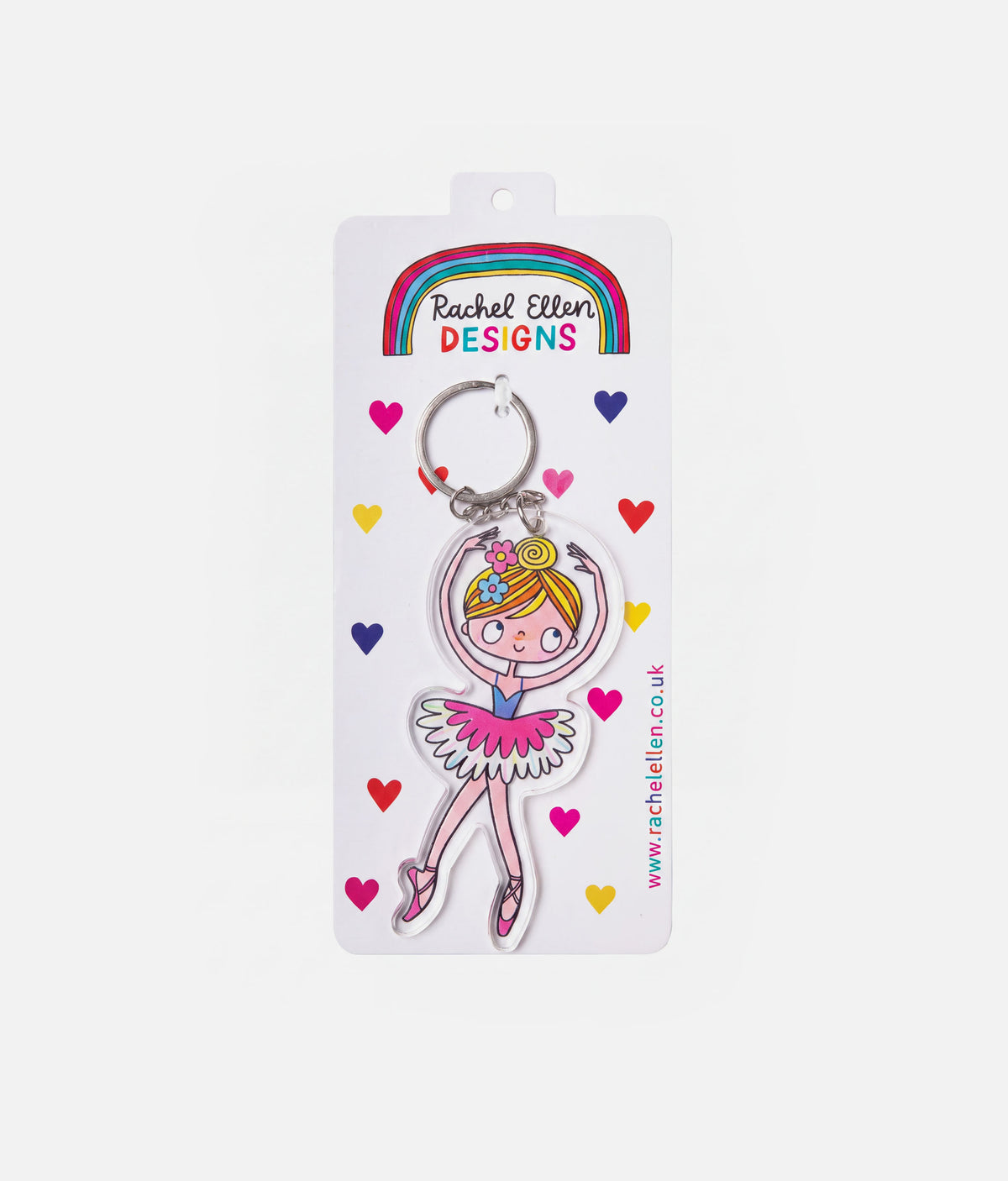 Ballerina Acrylic Keyring for Kids - AKEY05