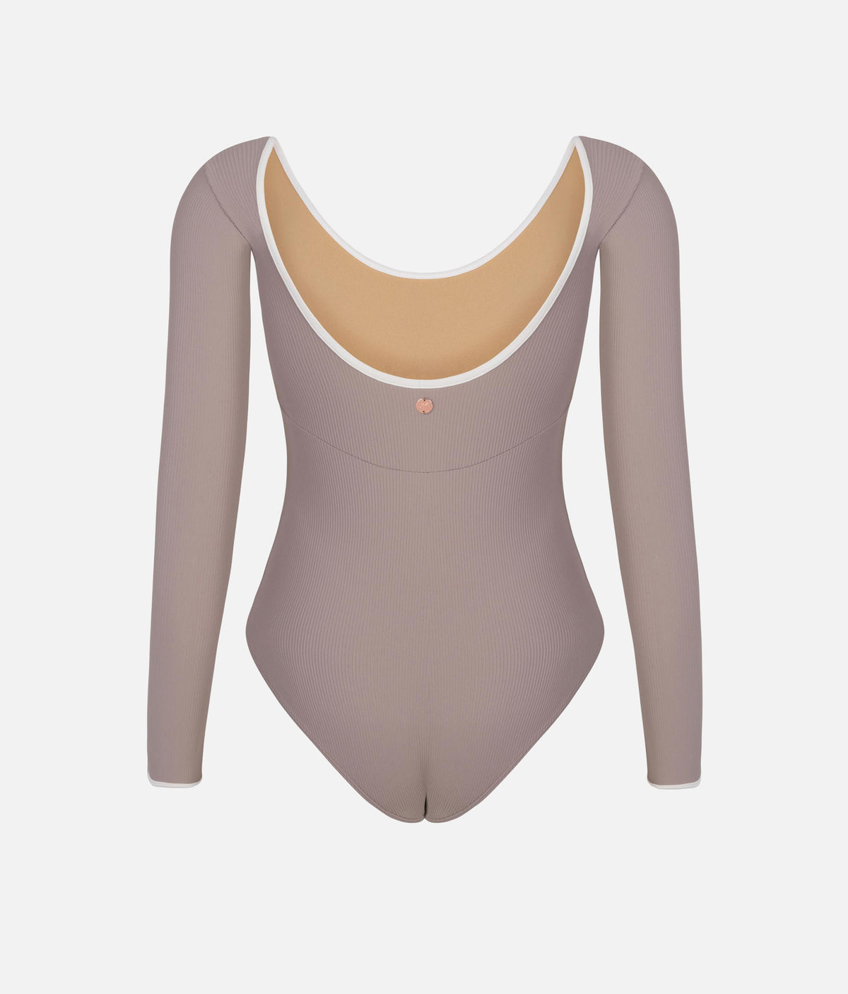 Mara Dancewear Alma – Soft Brown Three-Quarter Sleeve Ballet Leotard