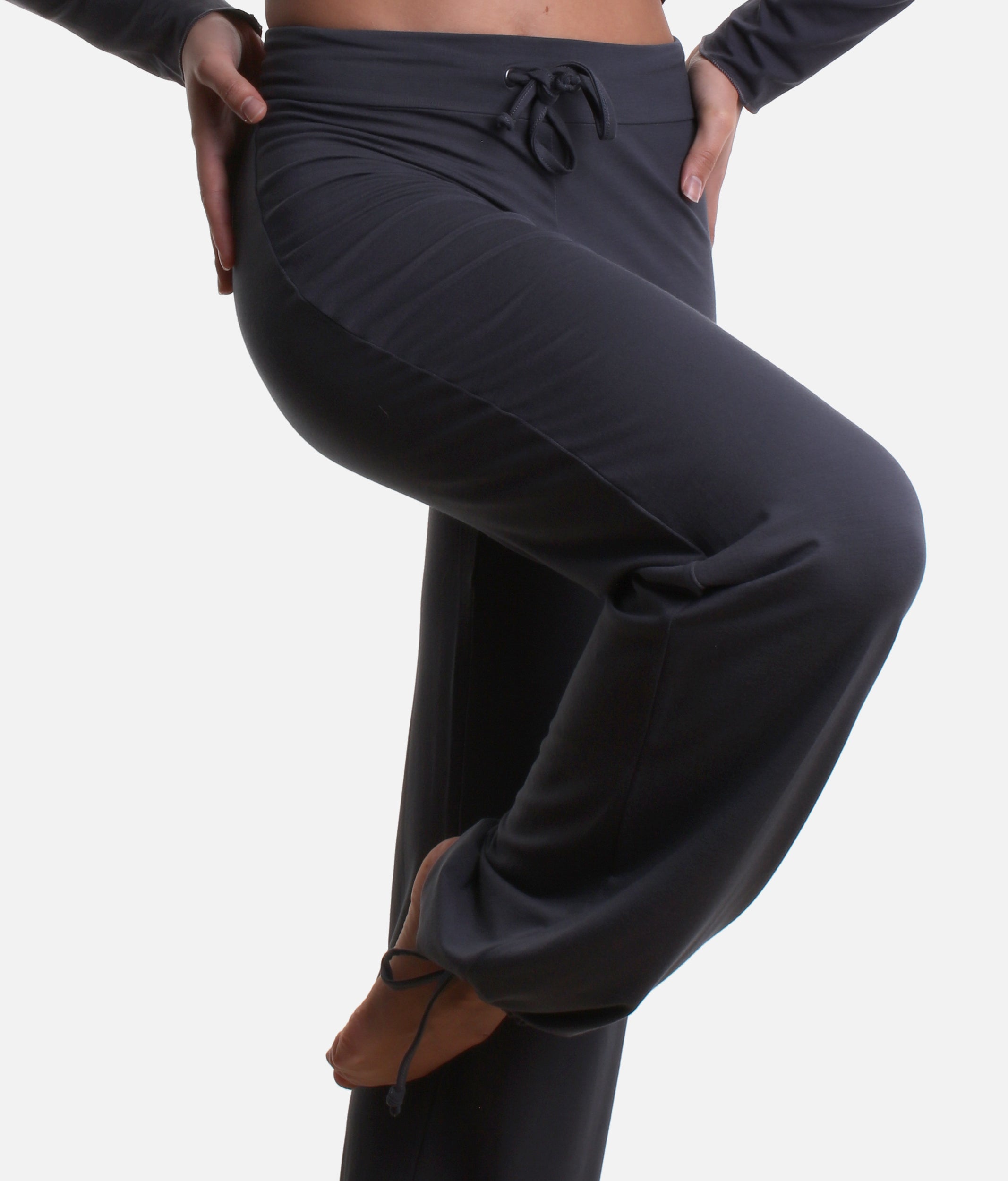 Adjustable Bamboo Warm-Up Pants for Dancers - AYANA