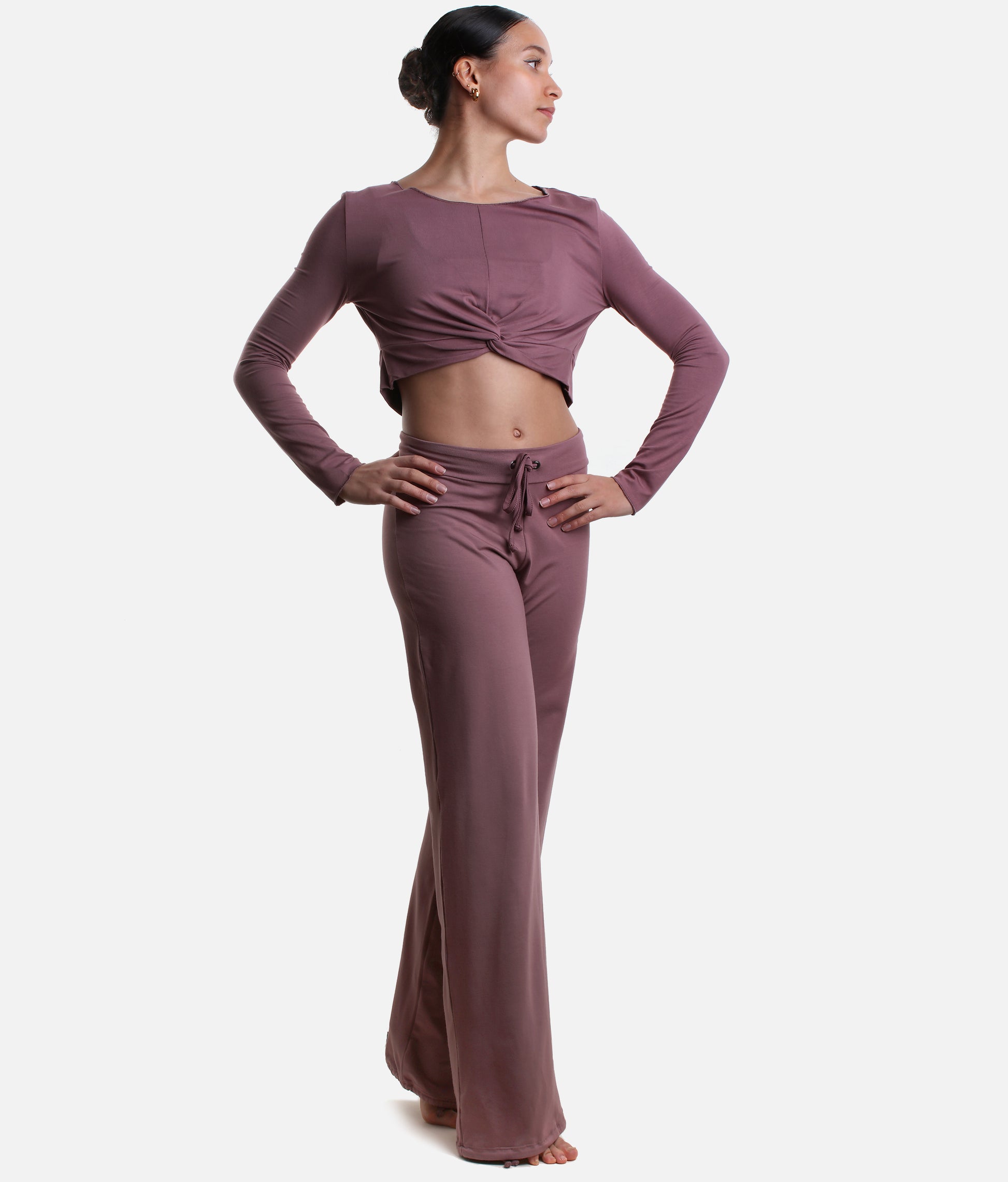 Adjustable Bamboo Warm-Up Pants for Dancers - AYANA