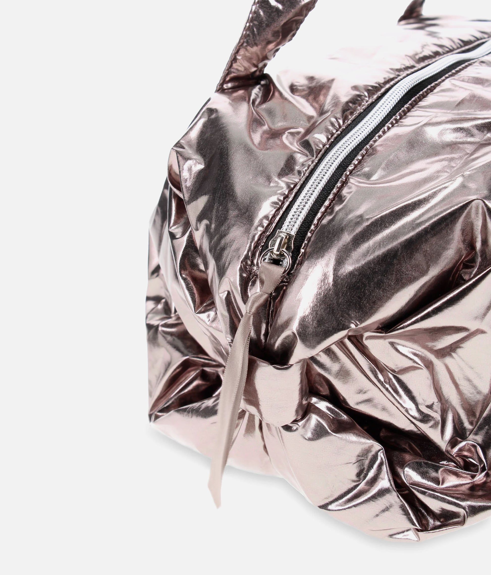 Large Metallic Ballet Bag, Lightweight Pink Duffle - B0233NB