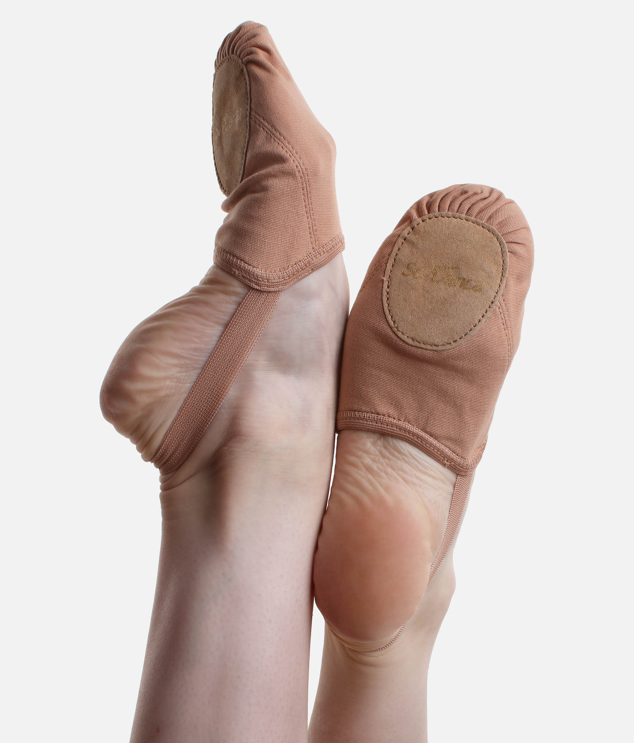 BA45 - Half Sole Shoes, Hug-Fit Canvas for Lyrical & Modern Dance, BULLET