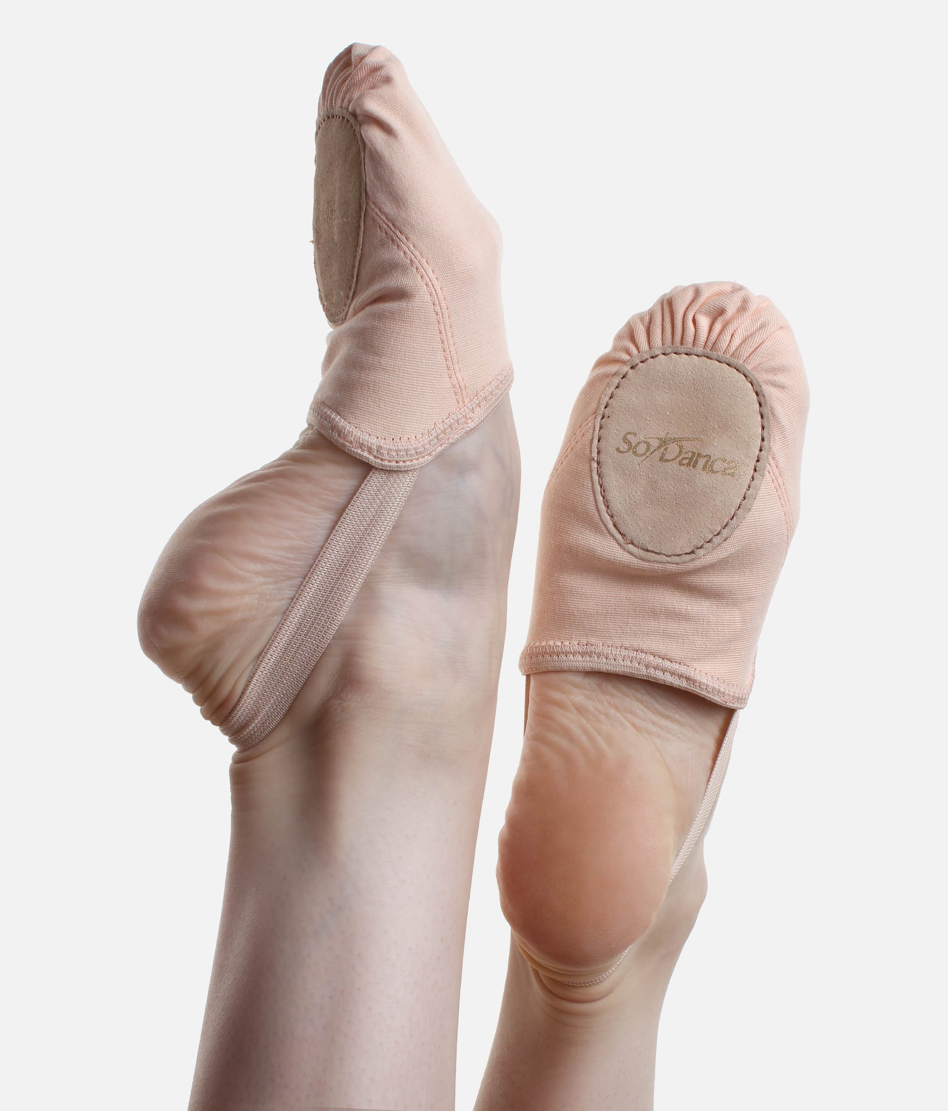 BA45 - Half Sole Shoes, Hug-Fit Canvas for Lyrical & Modern Dance, BULLET