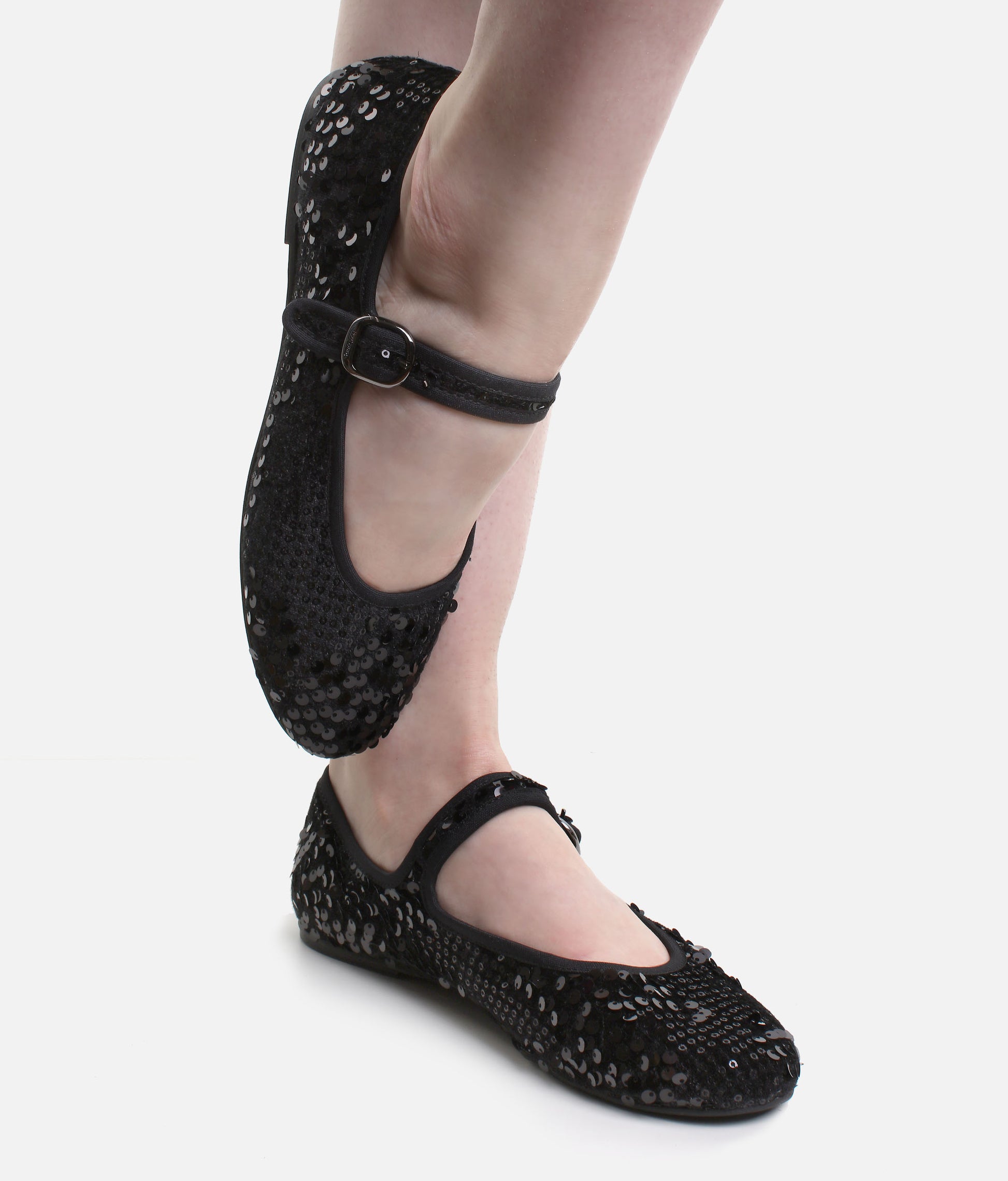 Social Dancing Shoes, Elegant Flats with Flex Sole - BALLERINA