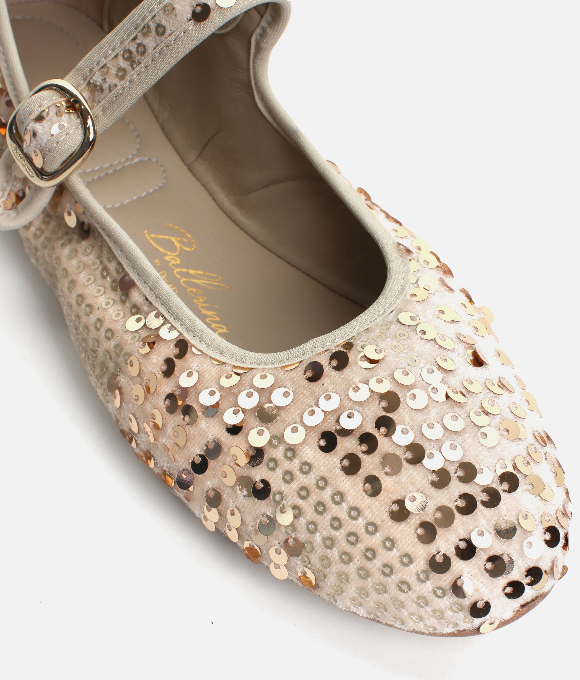 Social Dancing Shoes, Elegant Flats with Flex Sole - BALLERINA