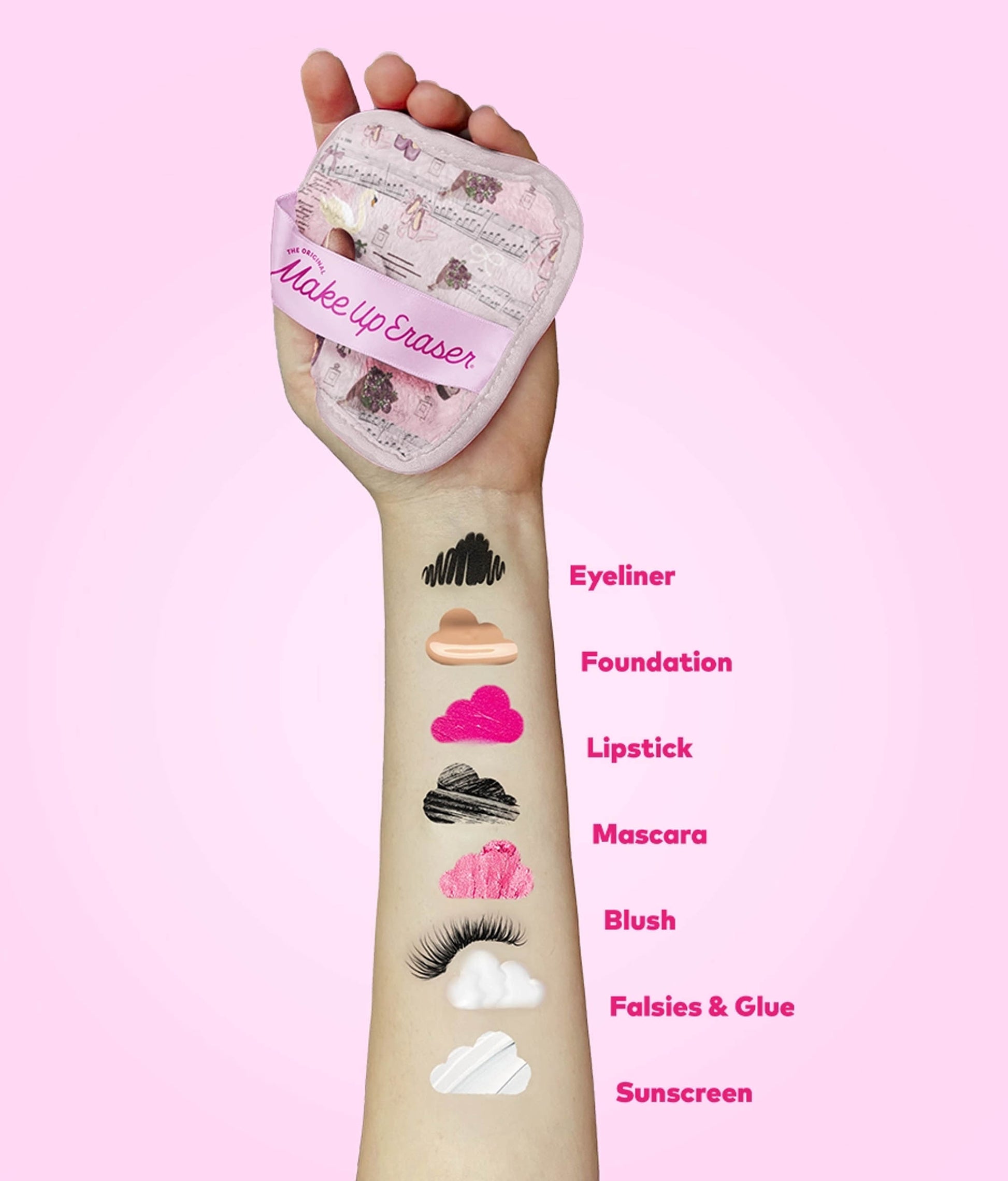 Ballet Core 7-Day Set - Reusable Makeup Eraser for Dancers