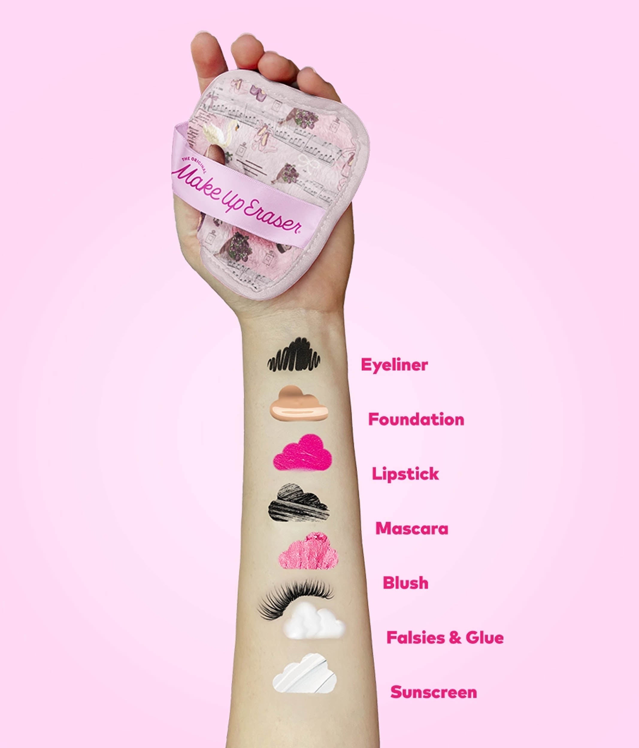 Ballet Core 7-Day Set - Reusable Makeup Eraser for Dancers