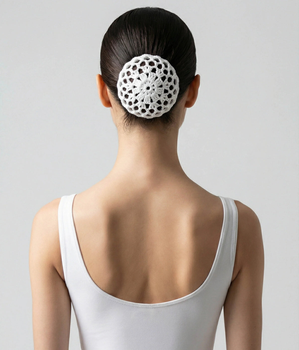 E8956 - Crochet Ballet Bun Cover For Ballet Class & Performance