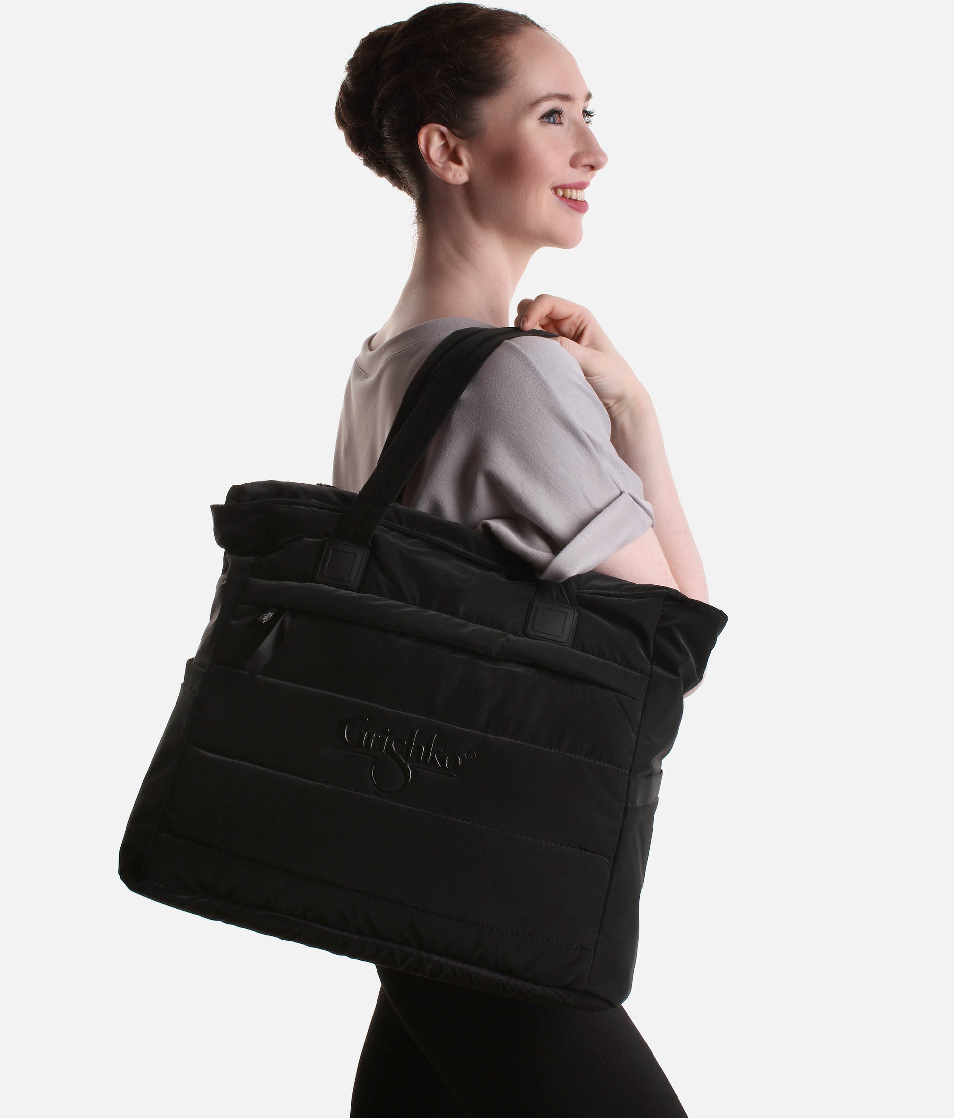 Medium Tote for Dancers, Lightweight, Durable Dance Bag with Pockets - BC002