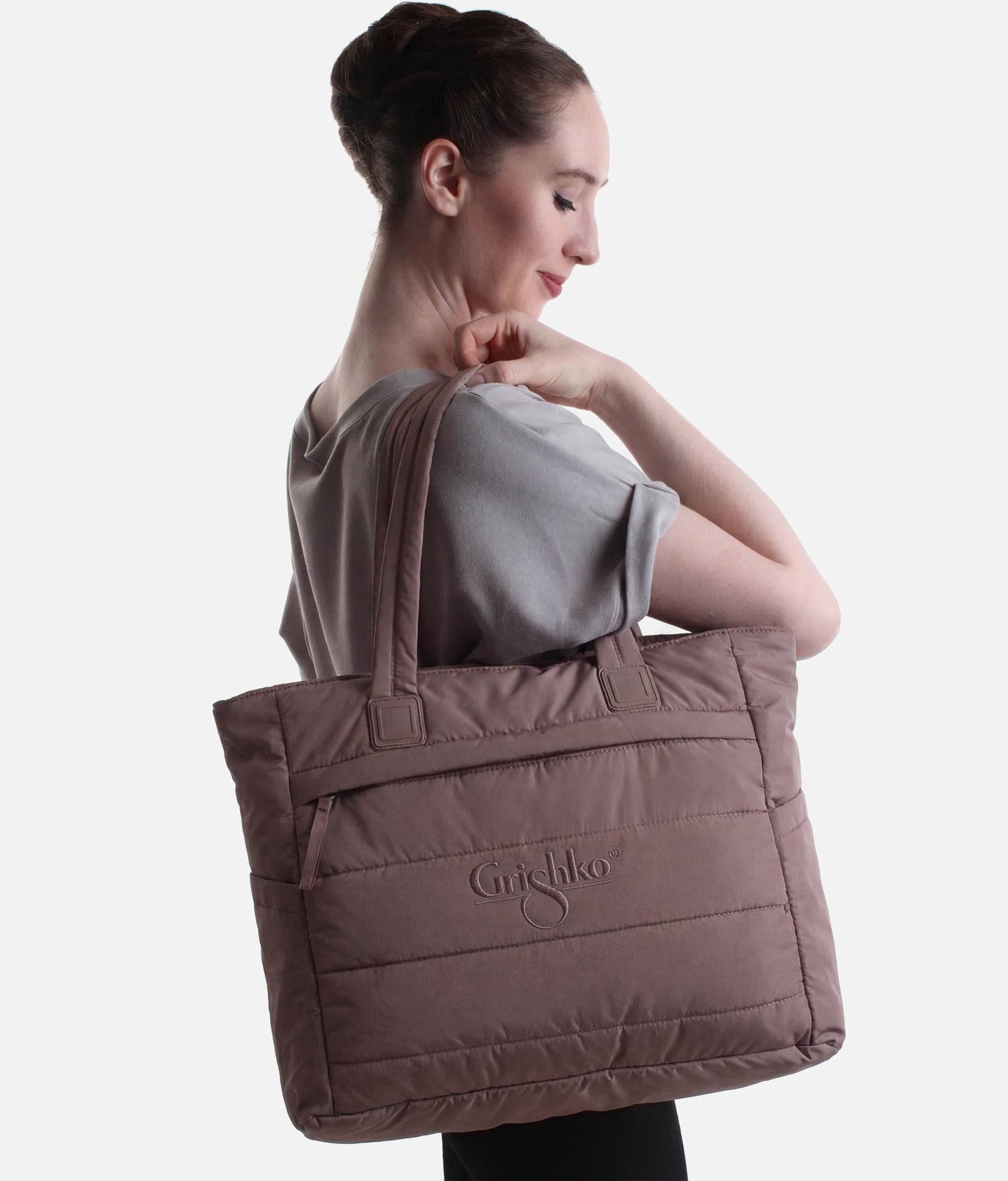 Medium Tote for Dancers, Lightweight, Durable Dance Bag with Pockets - BC002
