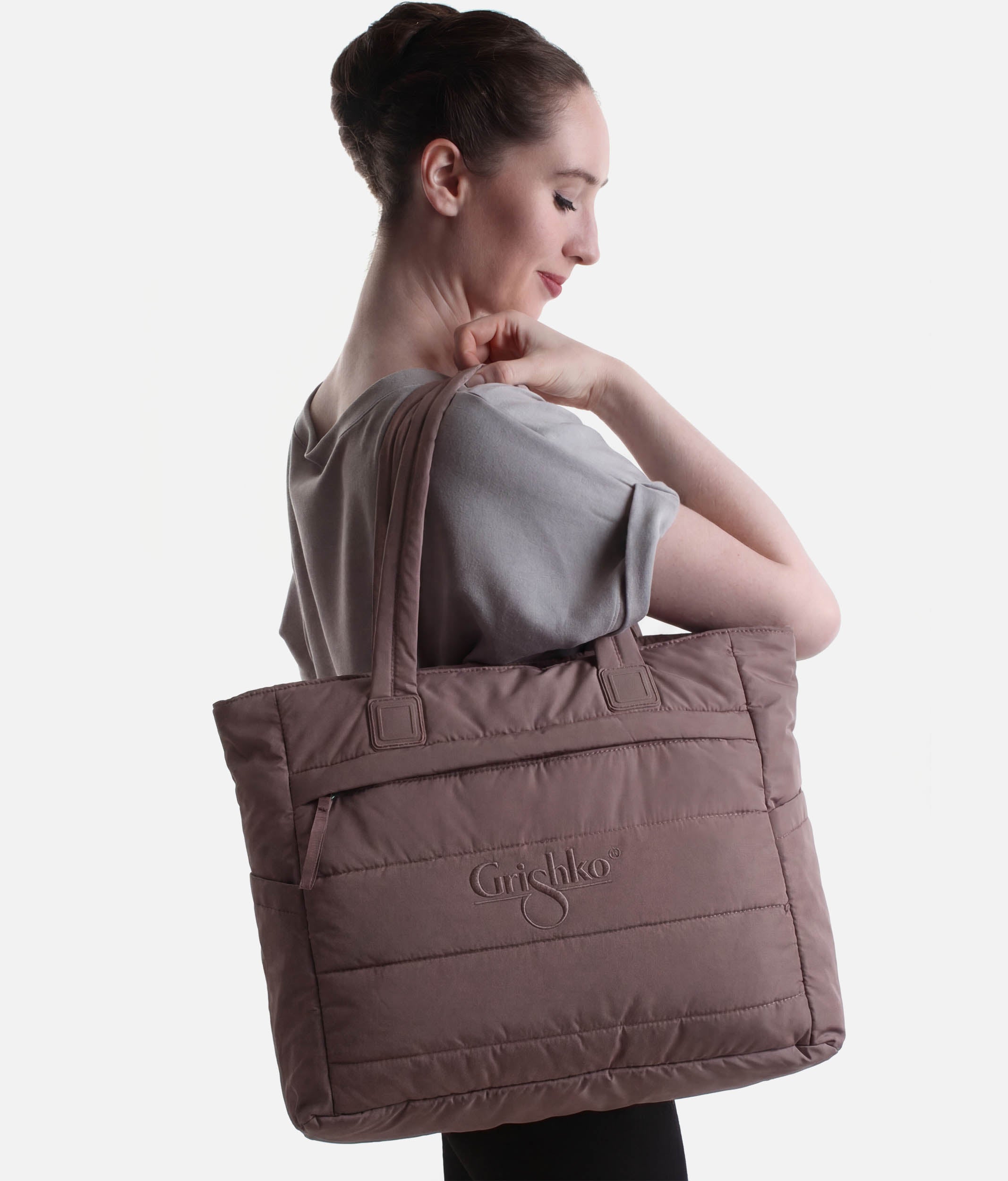 Medium Tote for Dancers, Lightweight, Durable Dance Bag with Pockets - BC002