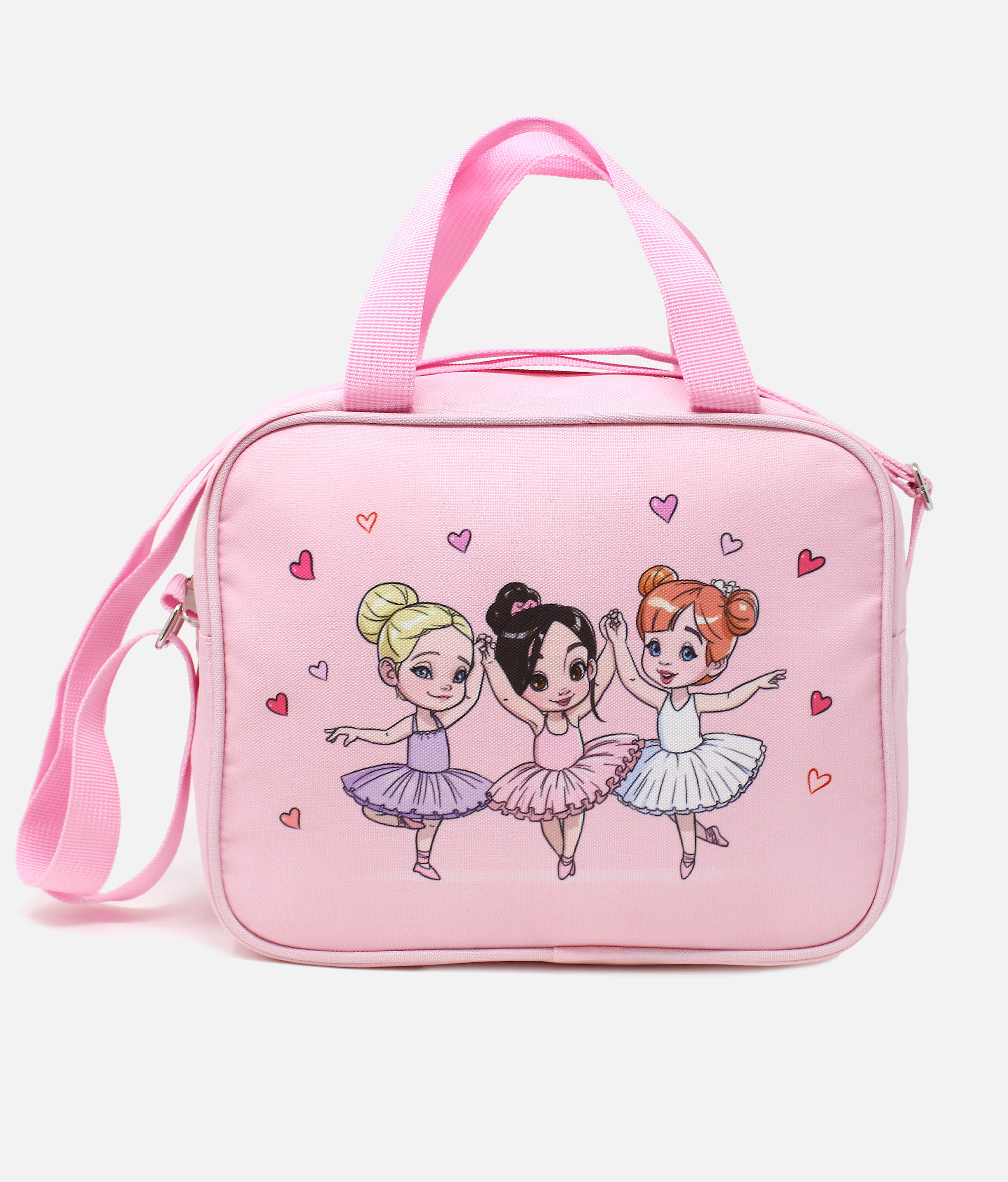Capezio Embroidered Barrel Bag Childs Dance Ballet Bag Pink B284