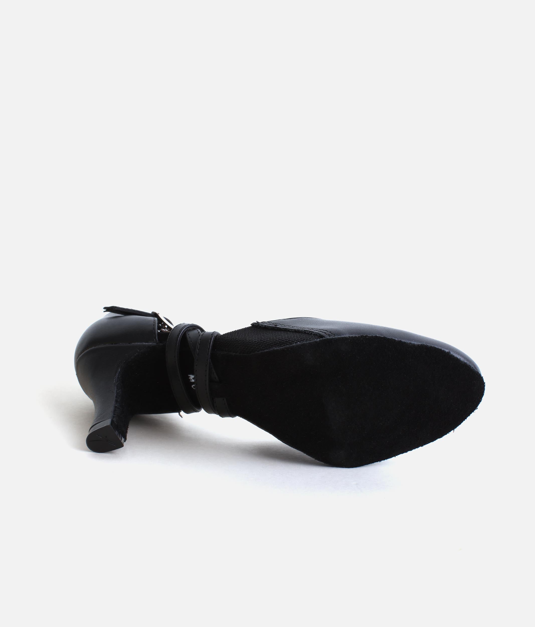 BL124 - Elegant Dance Shoes for Practice & Social with Slim Heel, Cross Straps