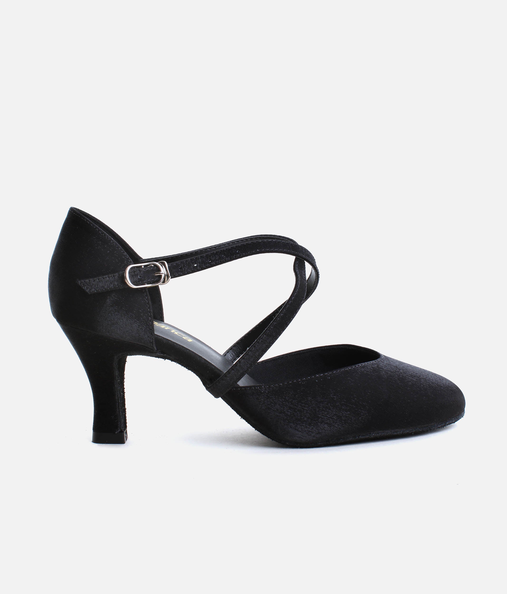 BL156 - Ballroom Practice Shoes for Women, Satin Dance Heels with Arch Support