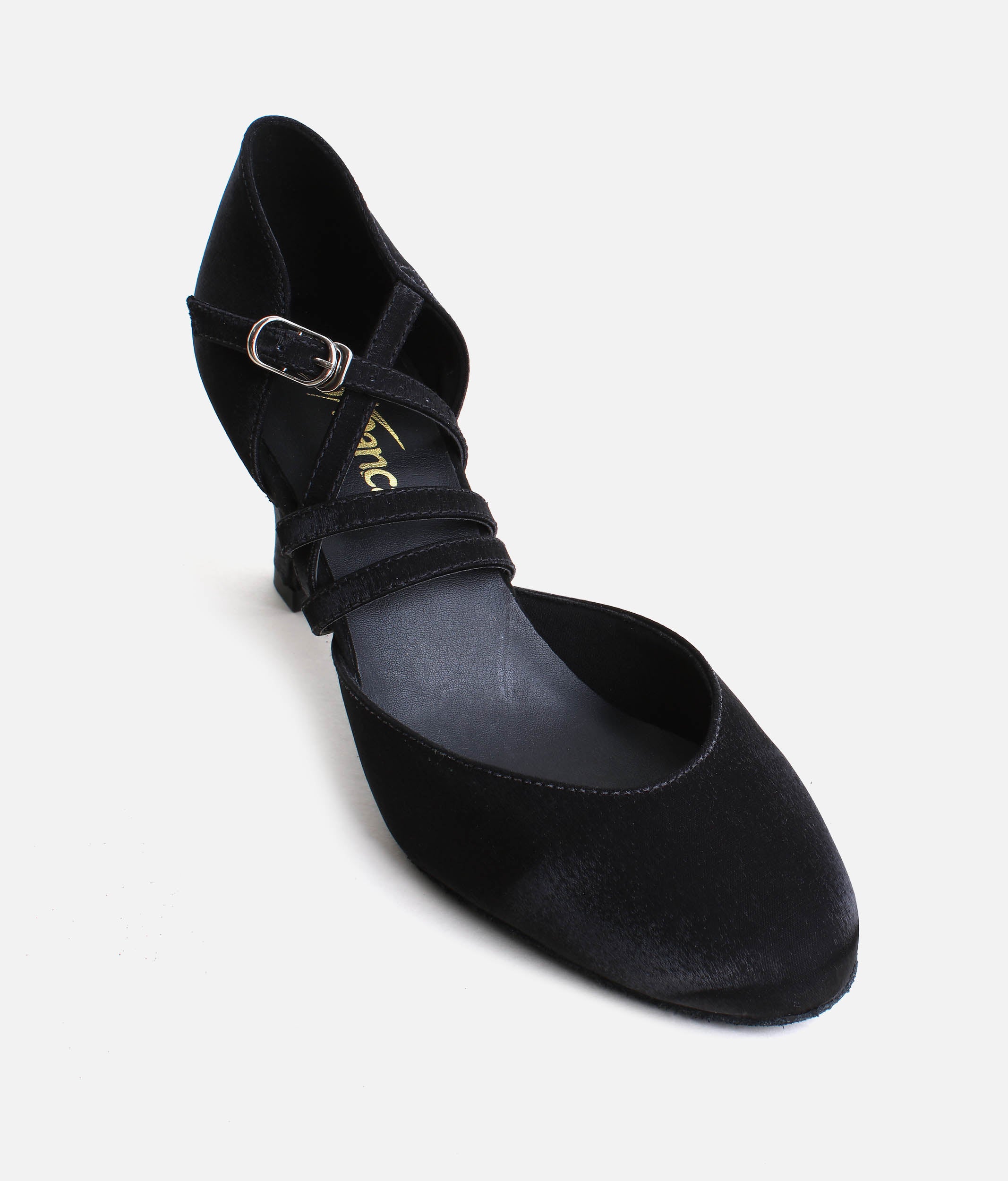 BL156 - Ballroom Practice Shoes for Women, Satin Dance Heels with Arch Support