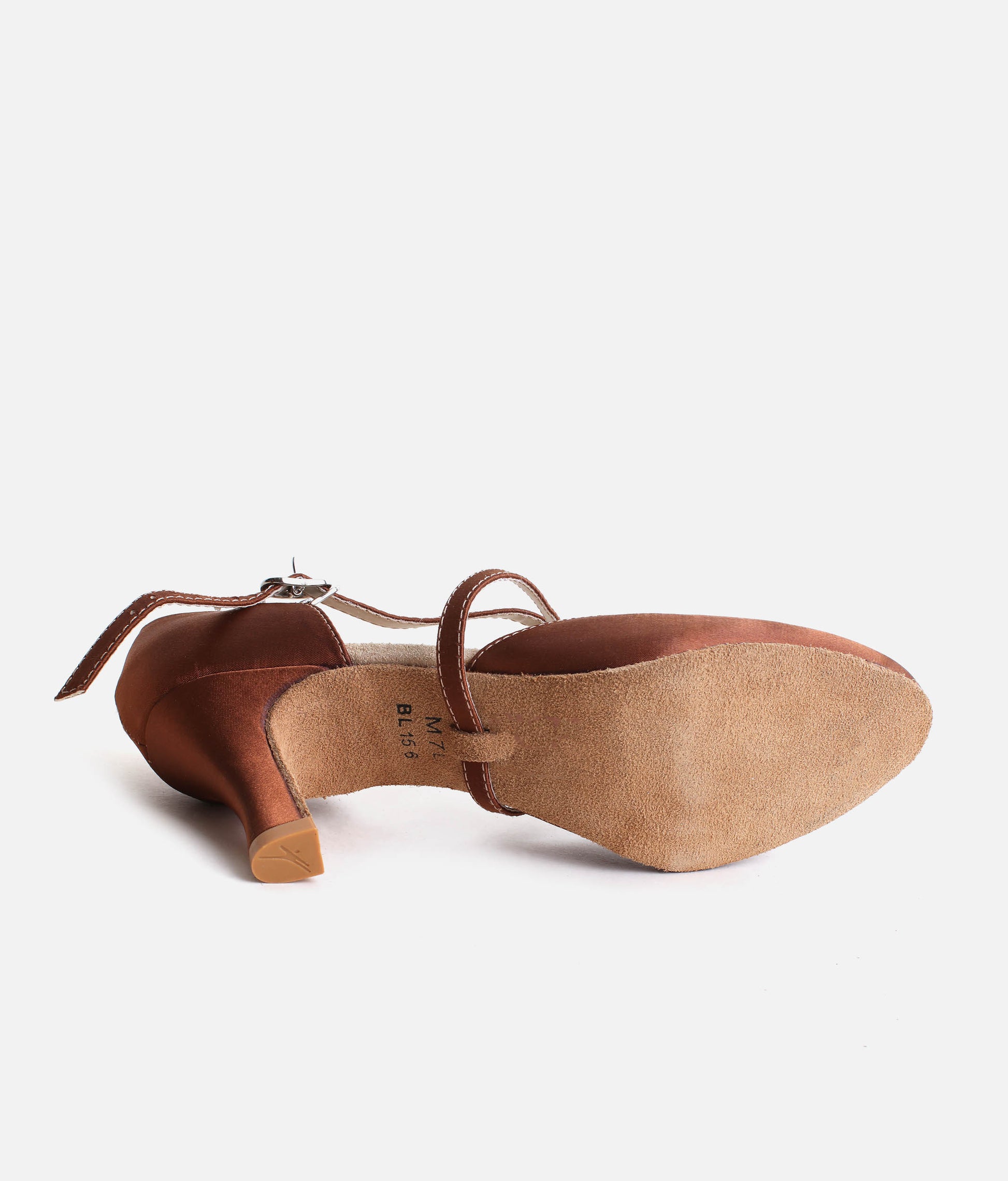 BL156 - Ballroom Practice Shoes for Women, Satin Dance Heels with Arch Support