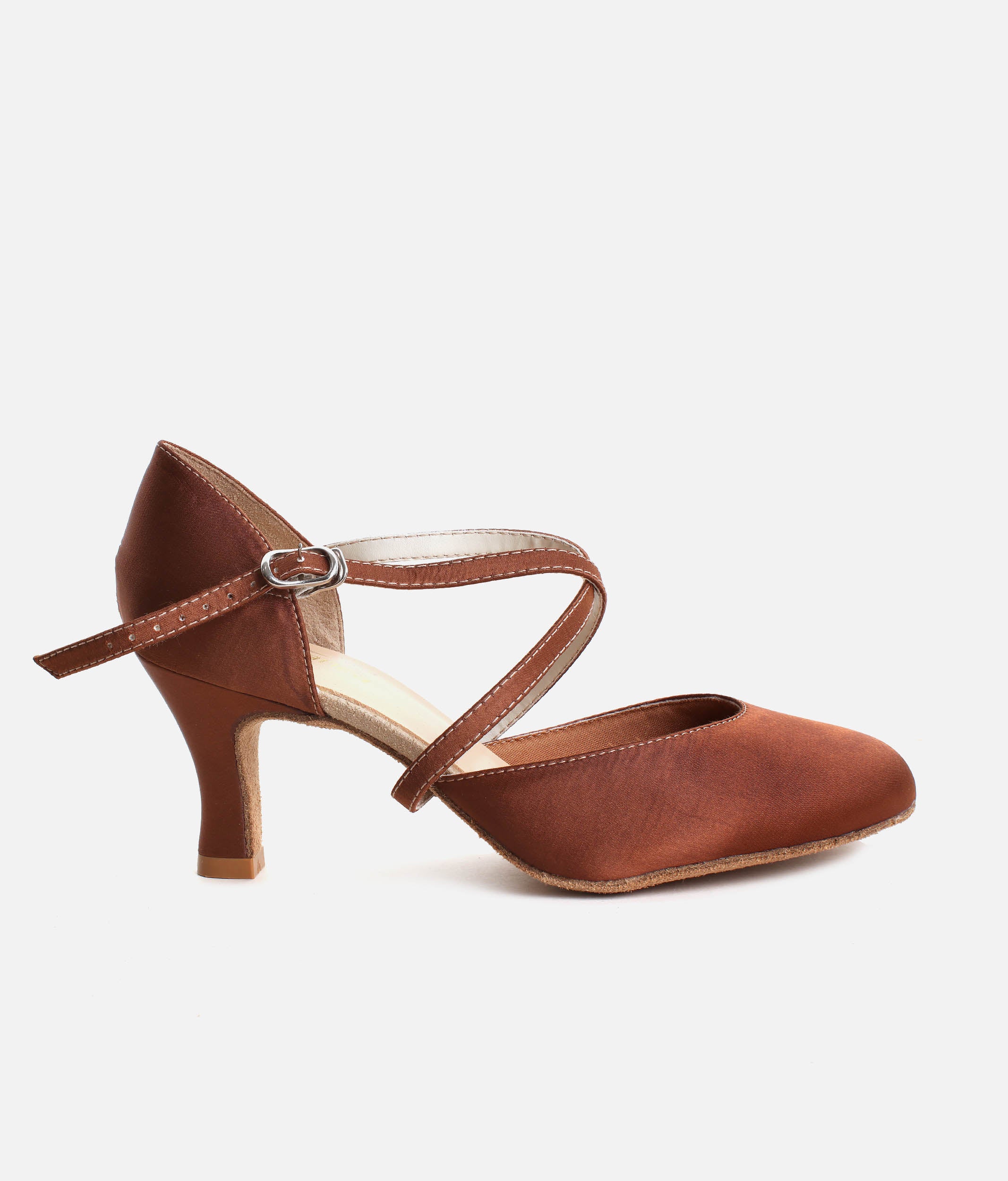 BL156 - Ballroom Practice Shoes for Women, Satin Dance Heels with Arch Support