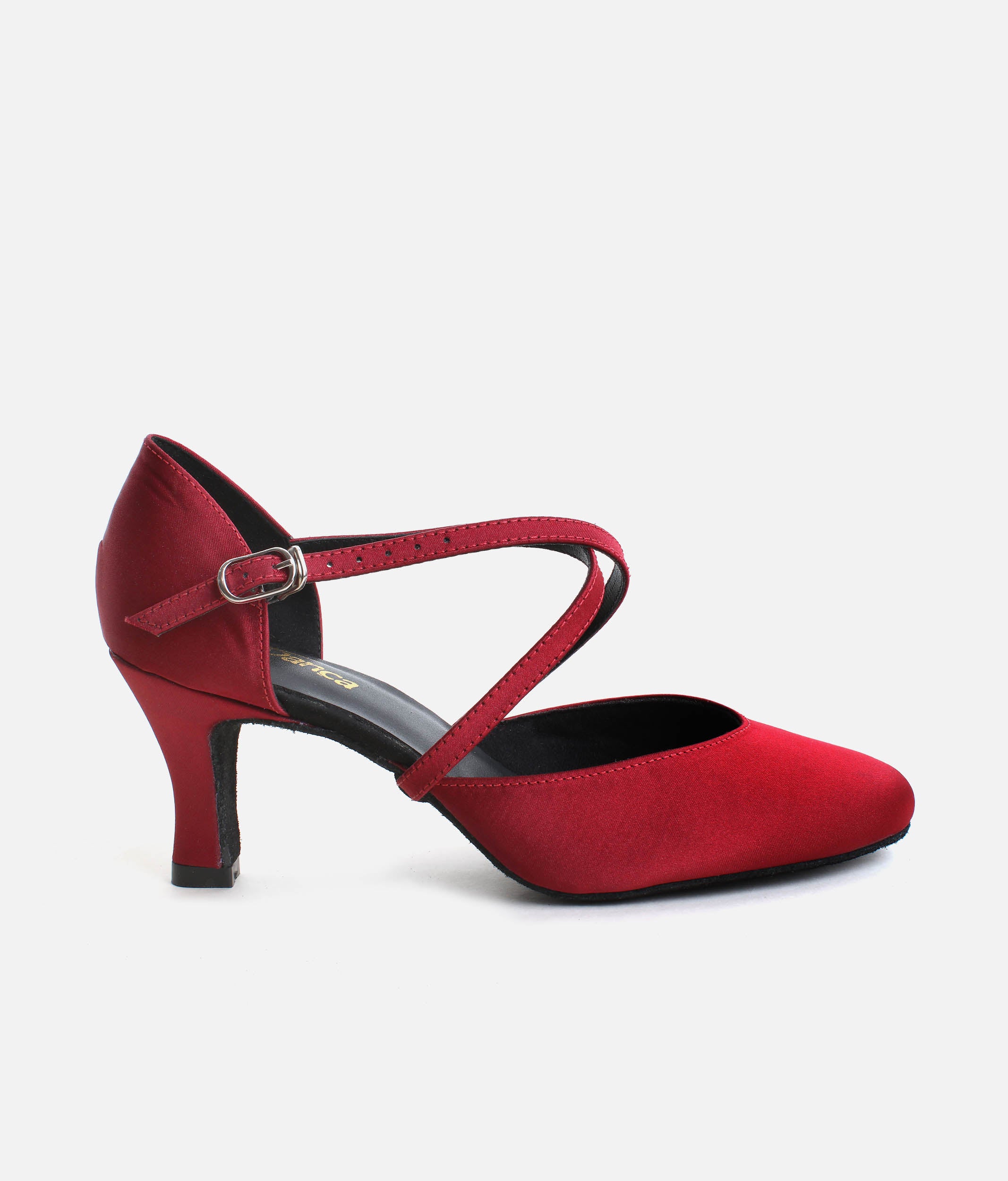 BL156 - Ballroom Practice Shoes for Women, Satin Dance Heels with Arch Support
