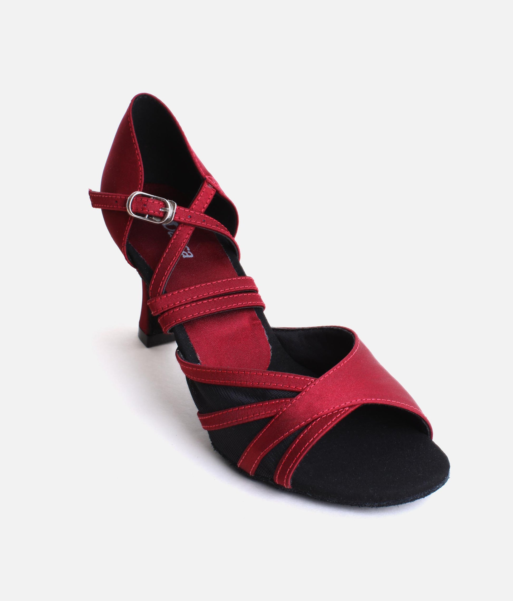 BL162 - Satin Ballroom & Latin Dance Shoes for Women with Elegant Mesh Design