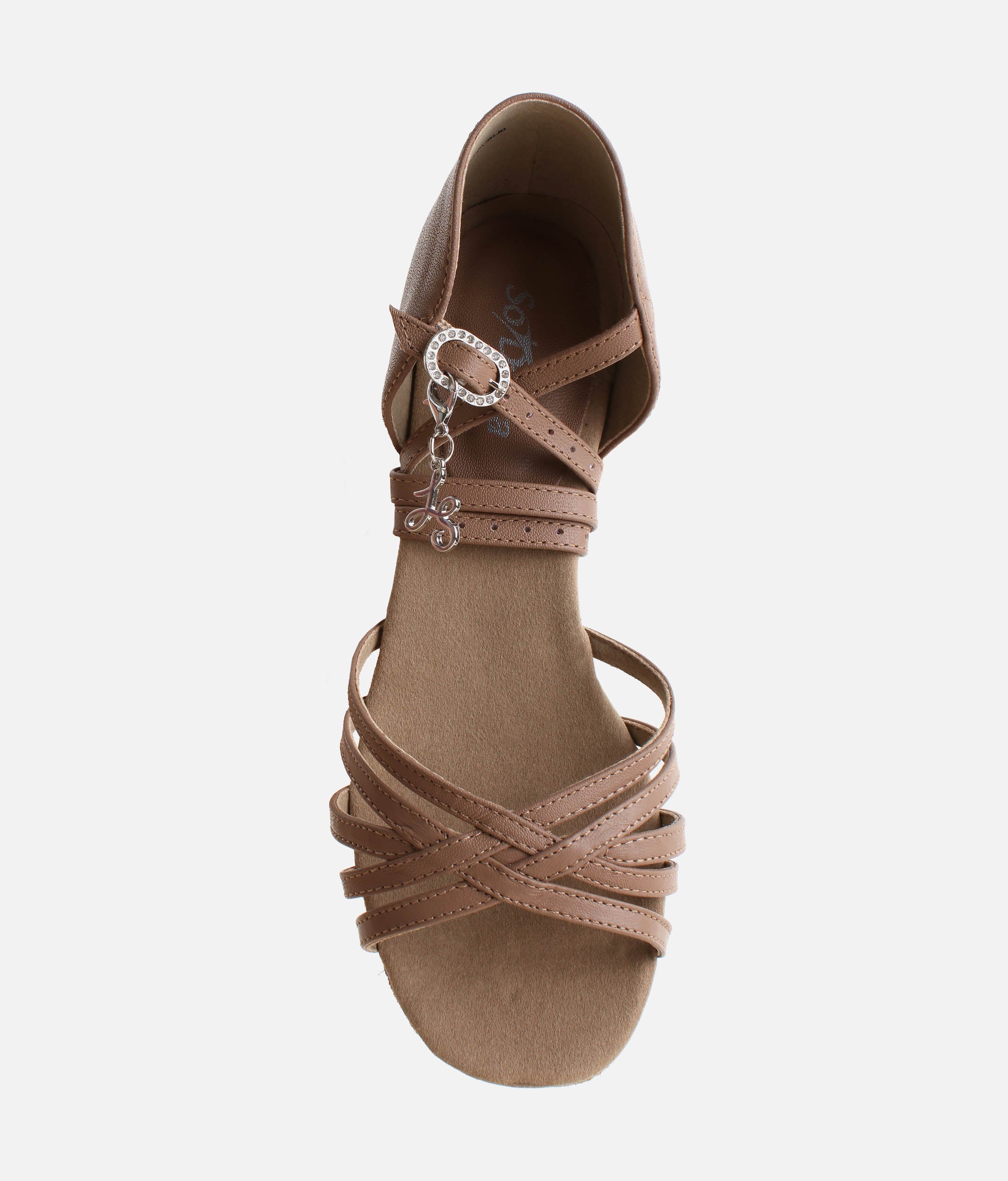 MAMBO Leather Latin Dance Shoes, Beginner Low Heel Dance Shoes - BL301