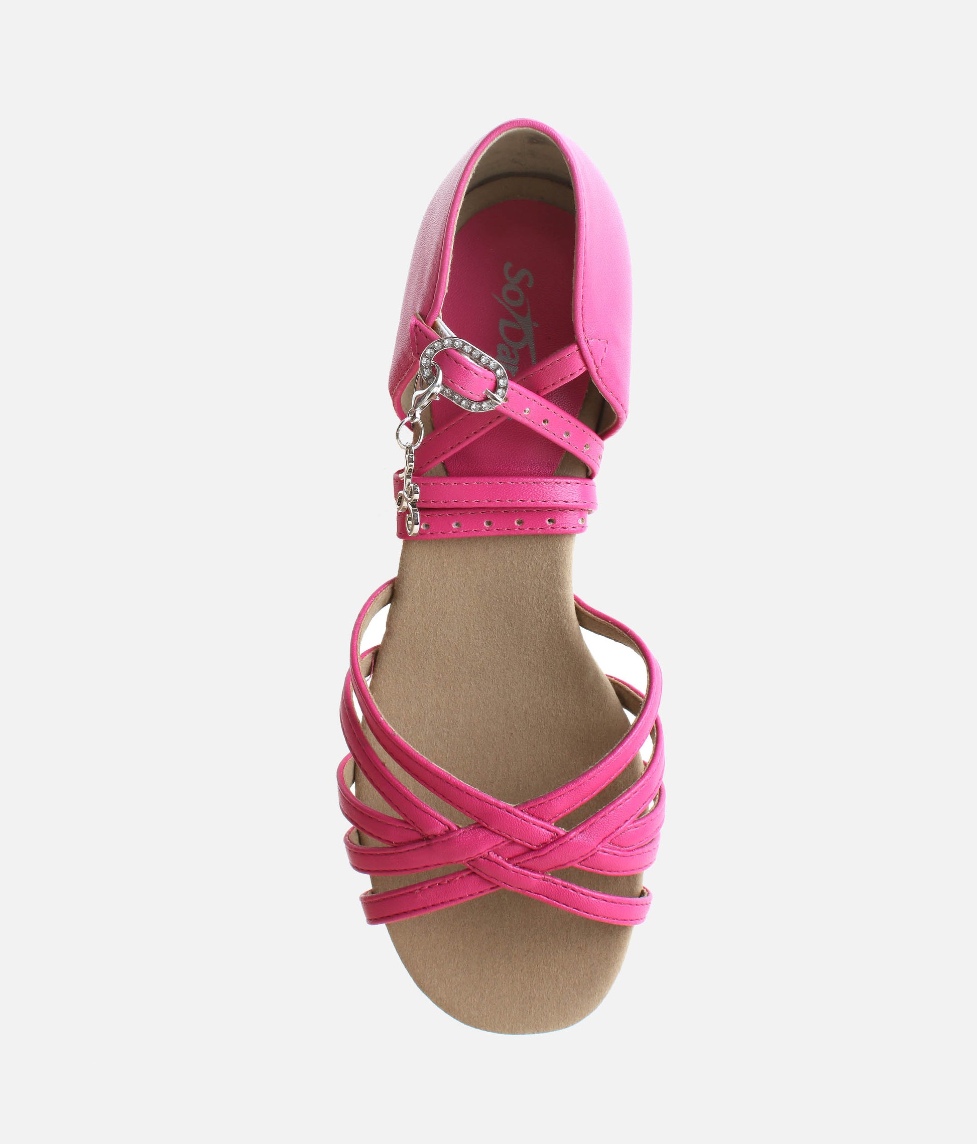 MAMBO Juvenile Latin Dance Shoes, Low Heel Competition Shoe - BL300