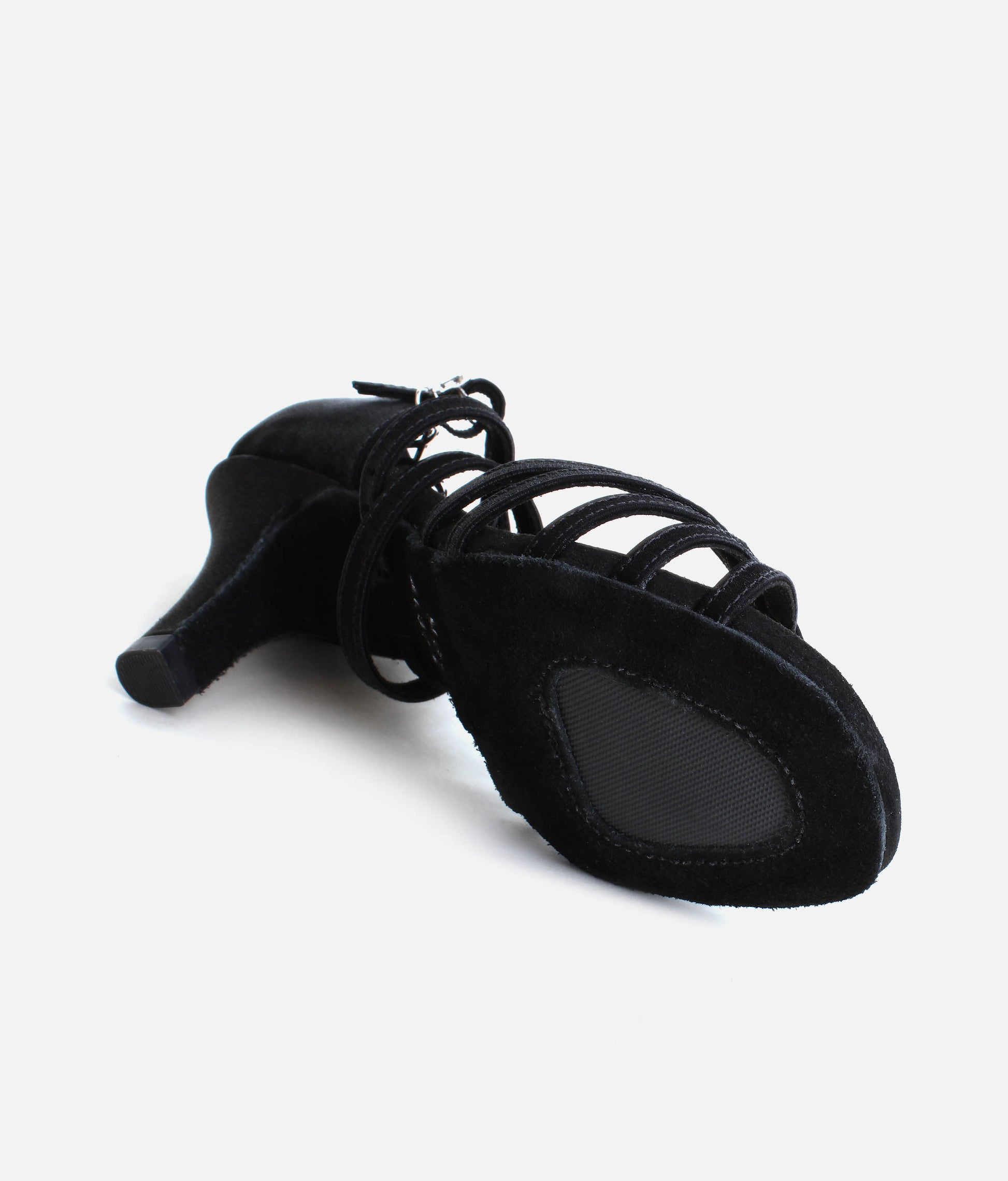 CHA CHA Satin Sandal for Latin Dance with Hybrid Sole, 3" Heel - BL304