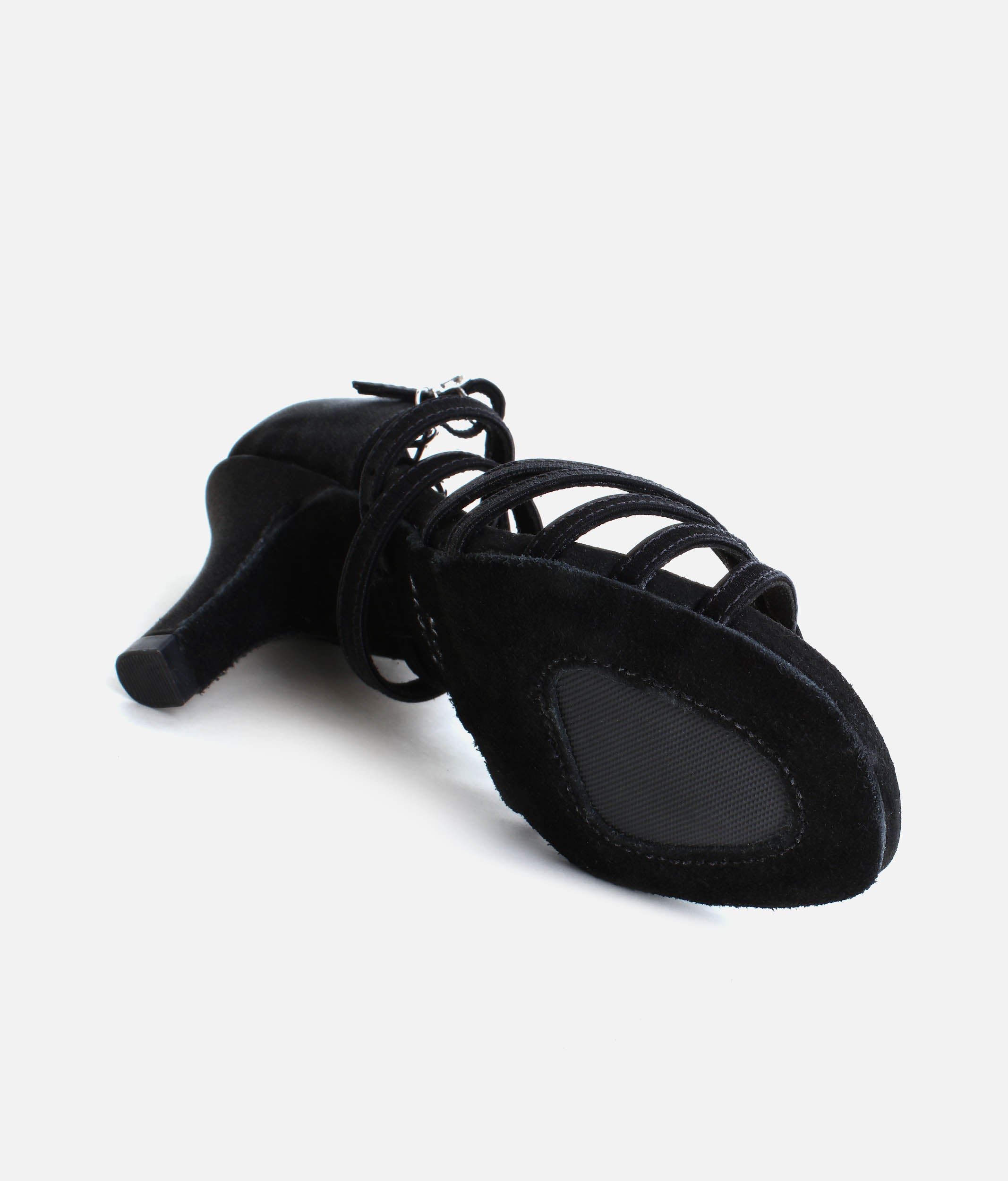 CHA CHA Satin Sandal for Latin Dance with Hybrid Sole, 3" Heel - BL304