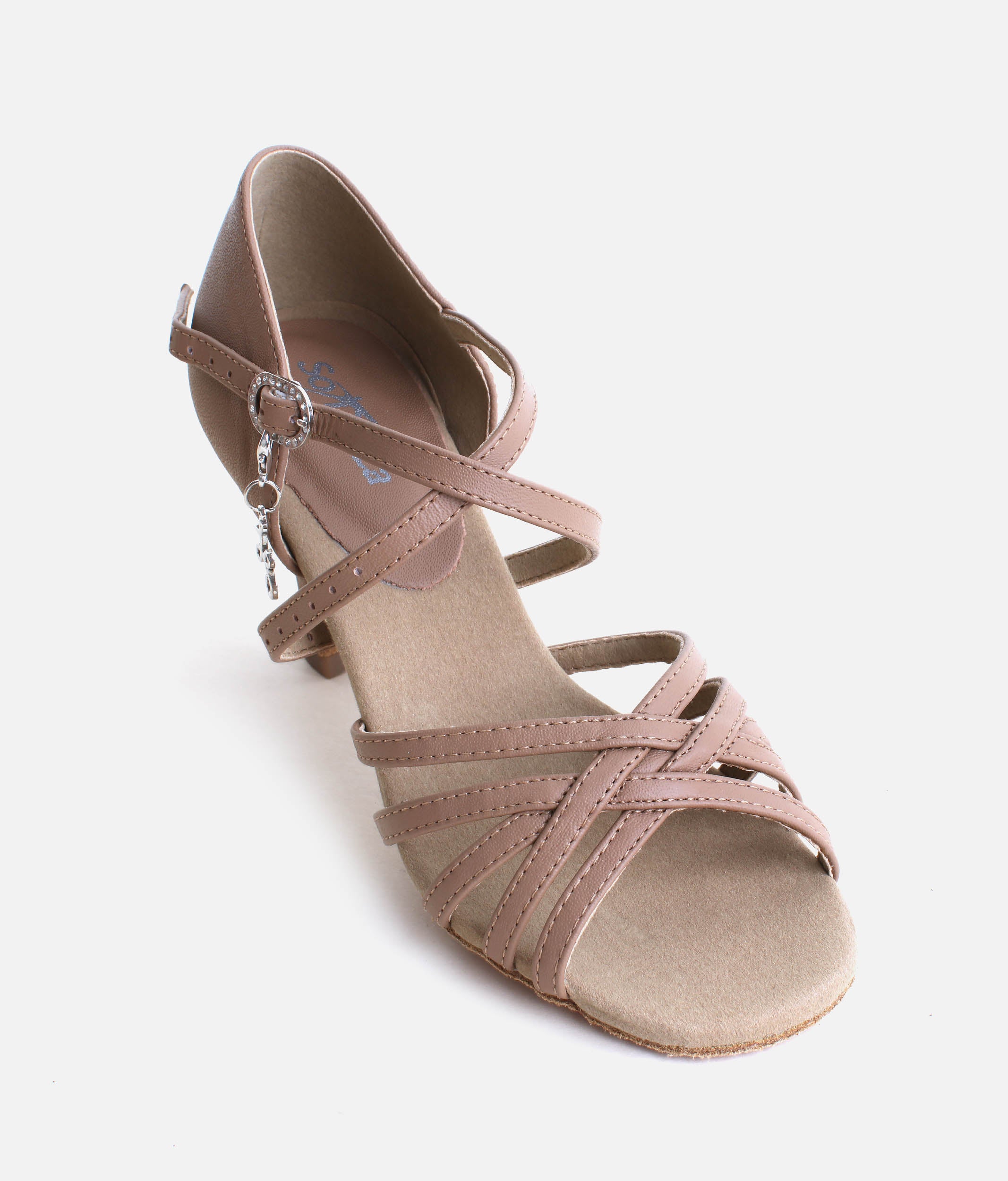 CHA CHA Latin Dance Sandals, 3” Heel & Hybrid Sole - BL305
