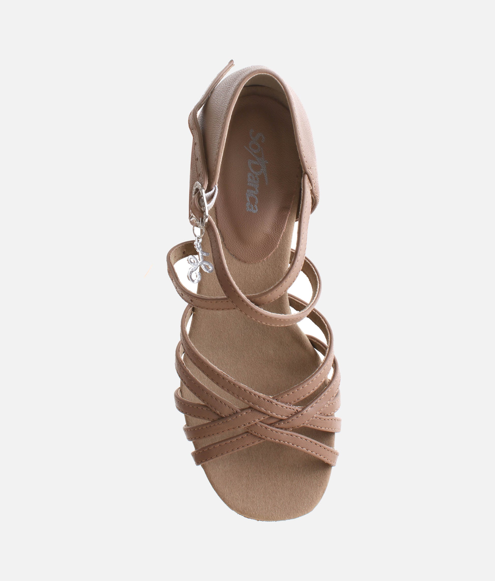 CHA CHA Latin Dance Sandals, 3” Heel & Hybrid Sole - BL305