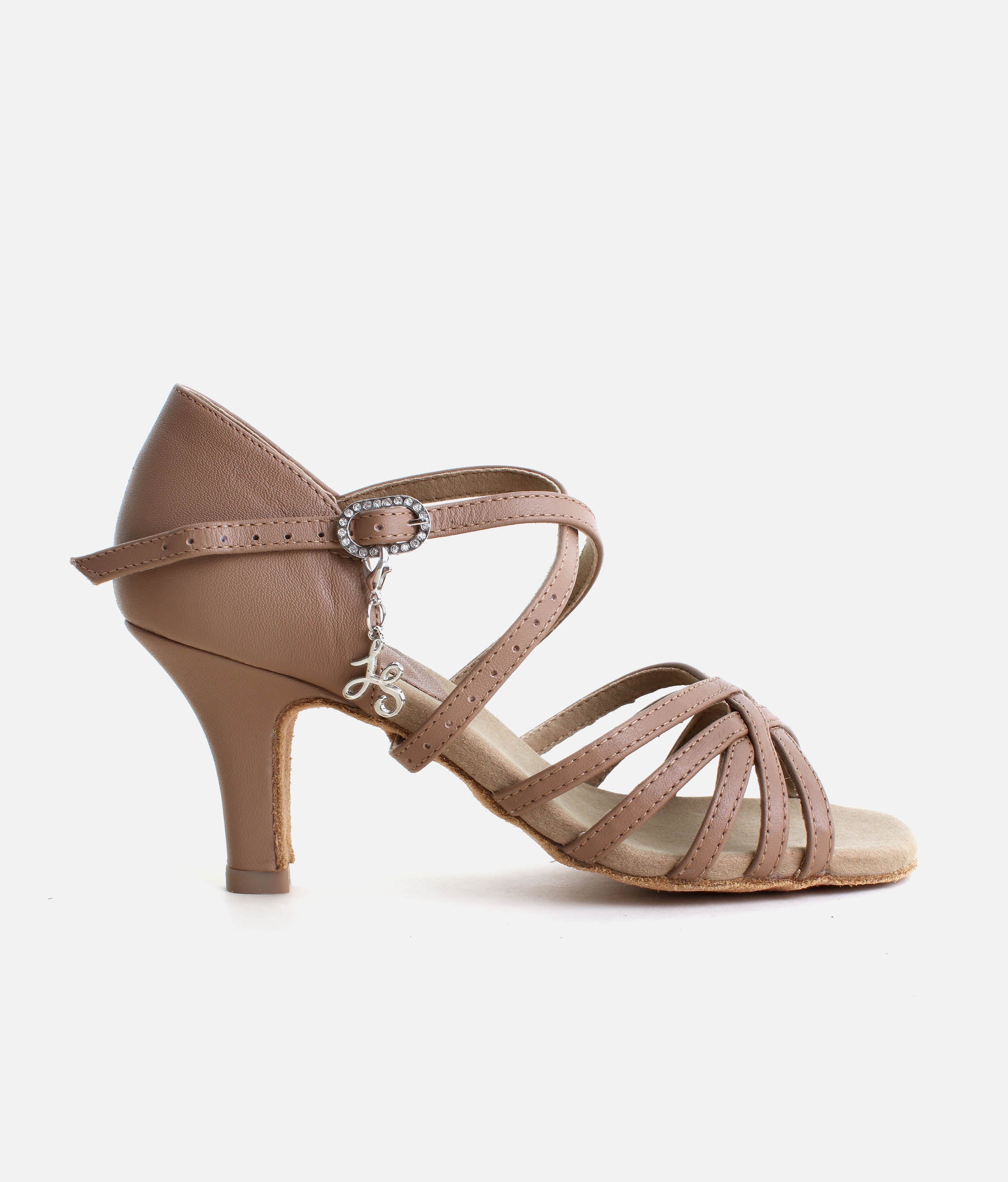 CHA CHA Latin Dance Sandals, 3” Heel & Hybrid Sole - BL305