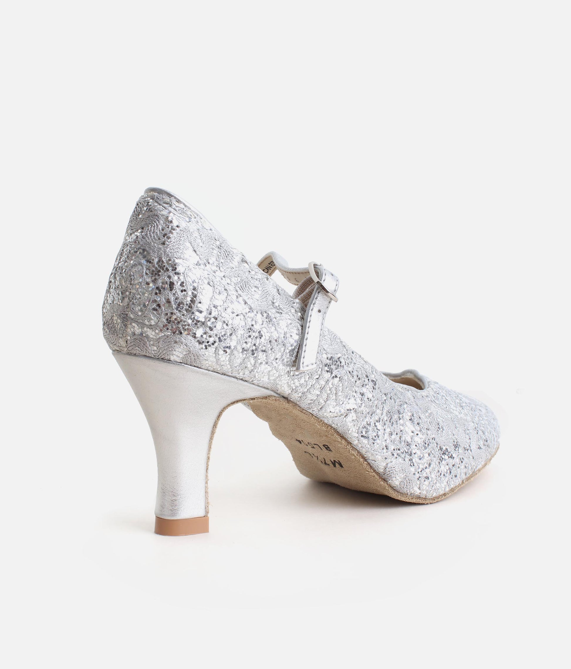 BL504 - Womens Ballroom Practice Shoes with Criss-Cross Straps & Suede Sole