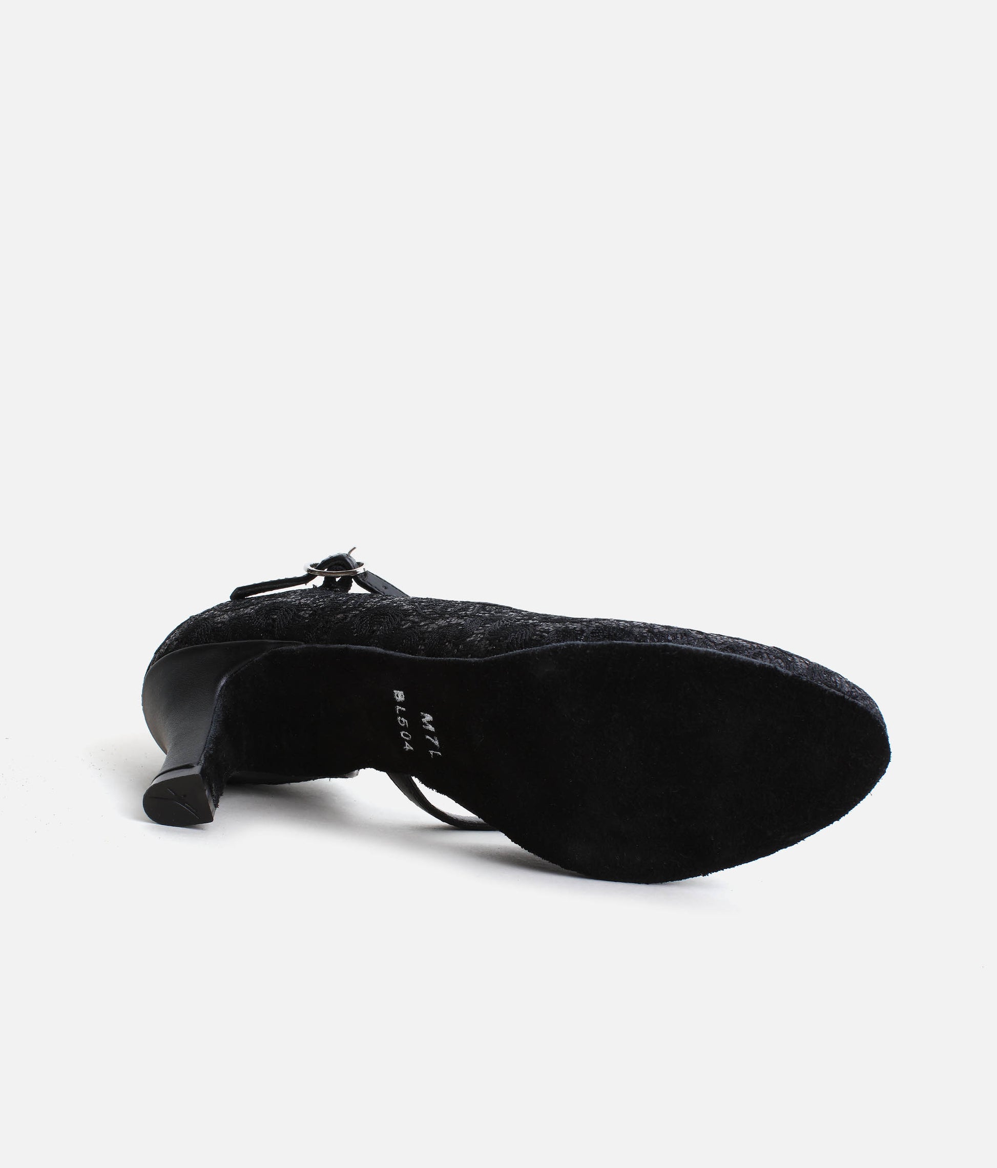 BL504 - Womens Ballroom Practice Shoes with Criss-Cross Straps & Suede Sole