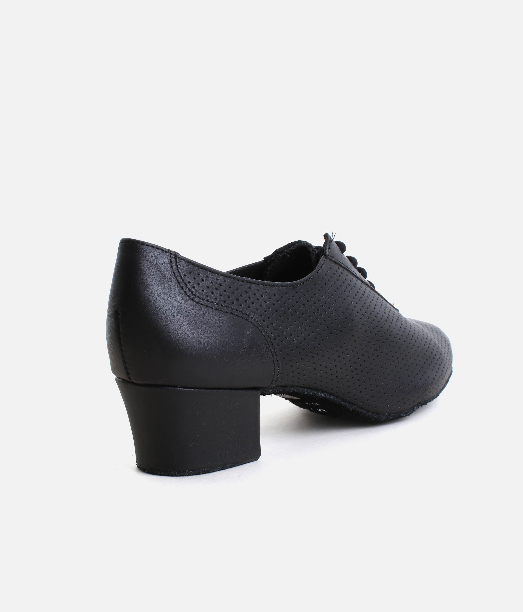 BL54 - Leather Lace-Up Ballroom Practice Shoes, Comfortable & Supportive